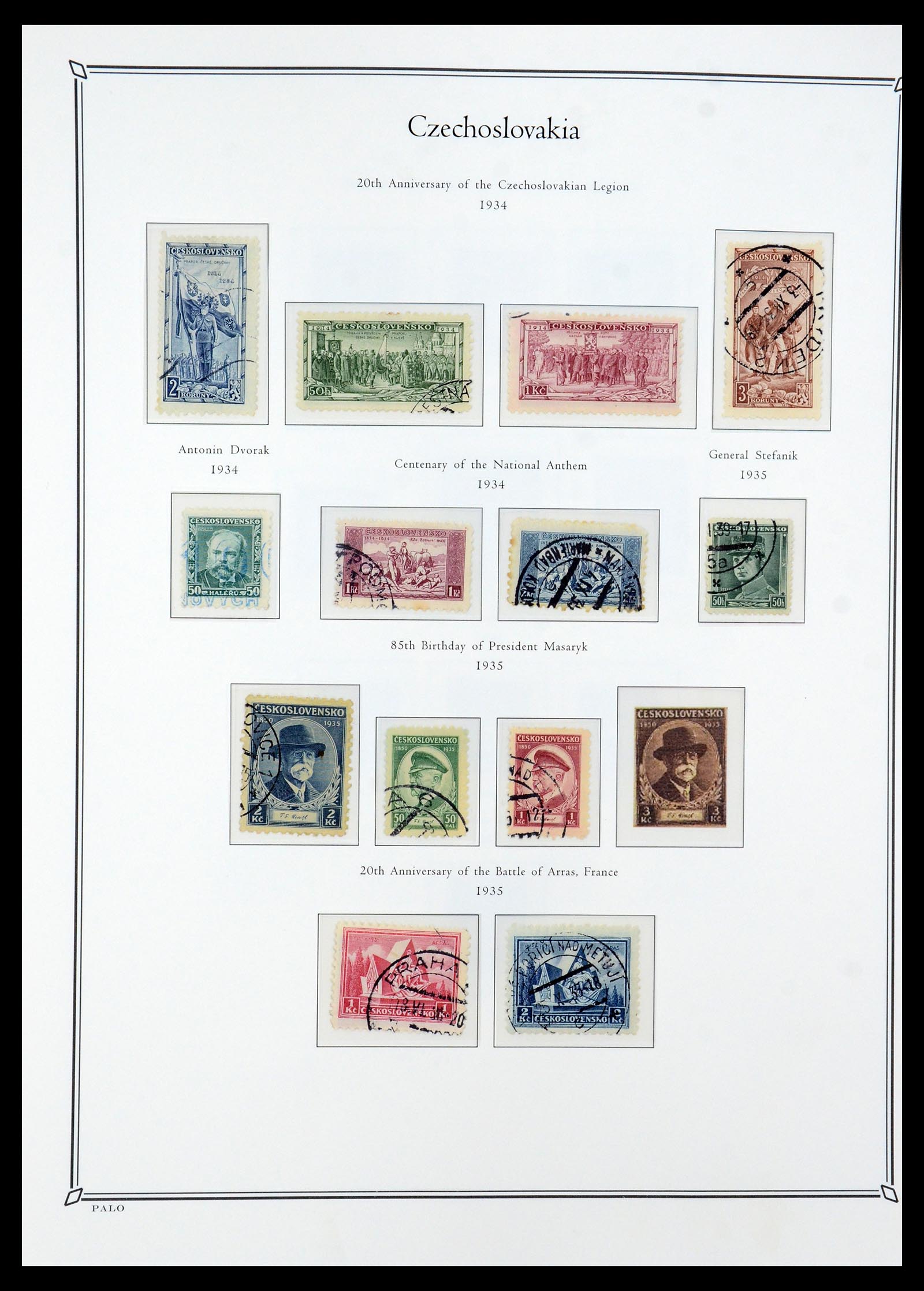 36283 013 - Postzegelverzameling 36283 Tsjechoslowakije 1918-1982.