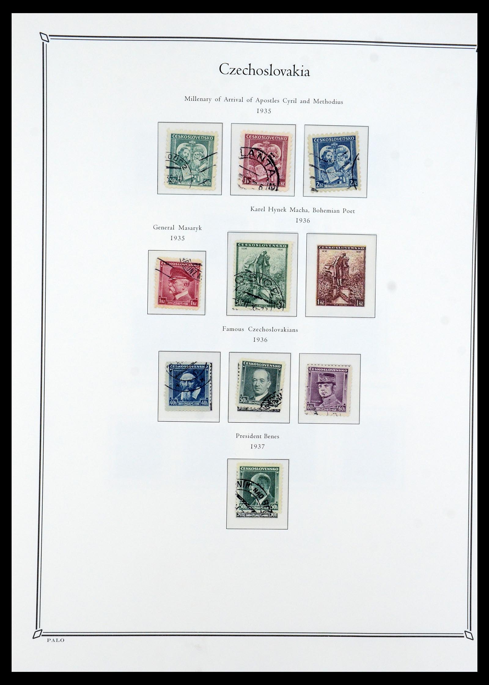 36283 014 - Postzegelverzameling 36283 Tsjechoslowakije 1918-1982.