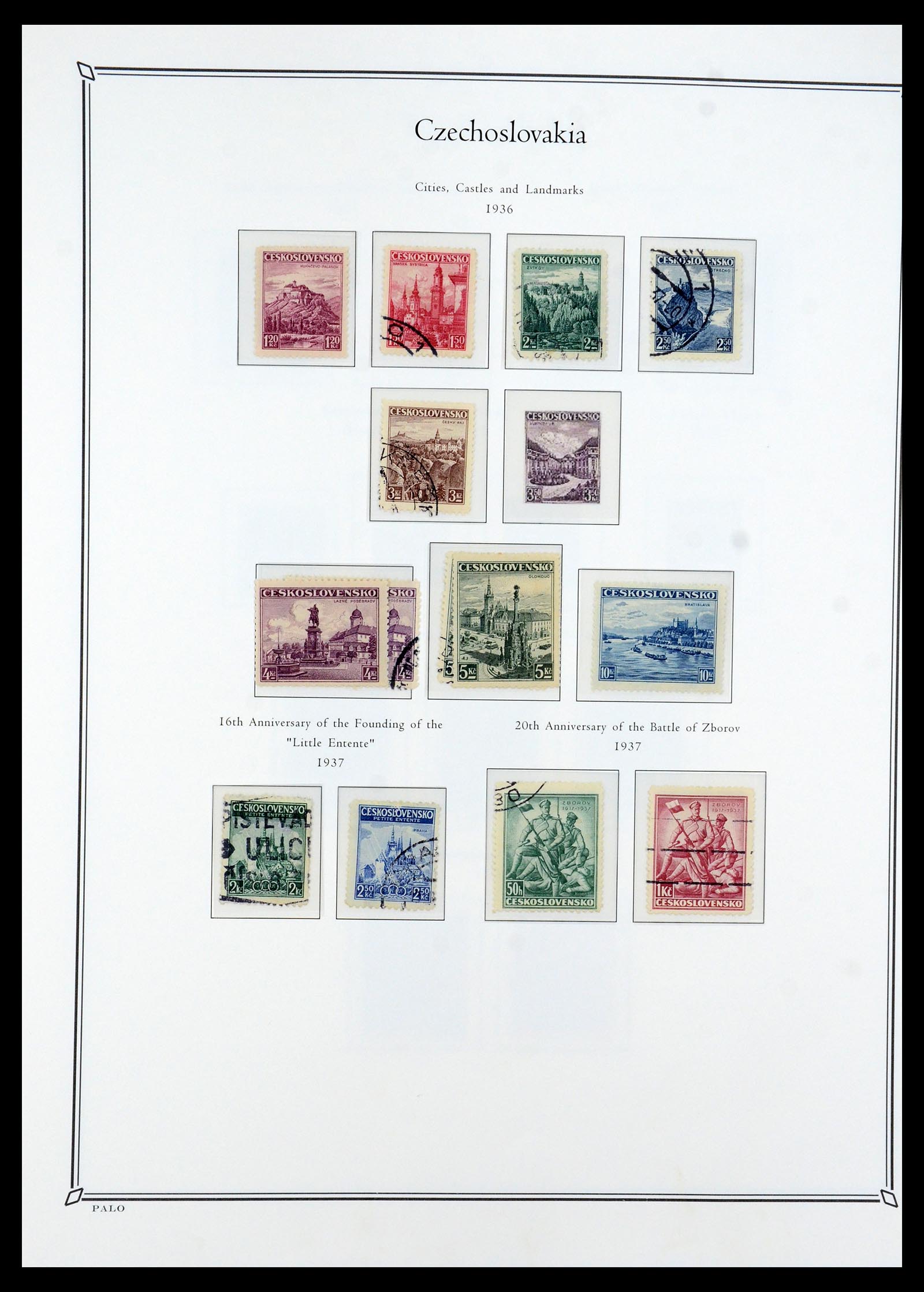 36283 015 - Postzegelverzameling 36283 Tsjechoslowakije 1918-1982.