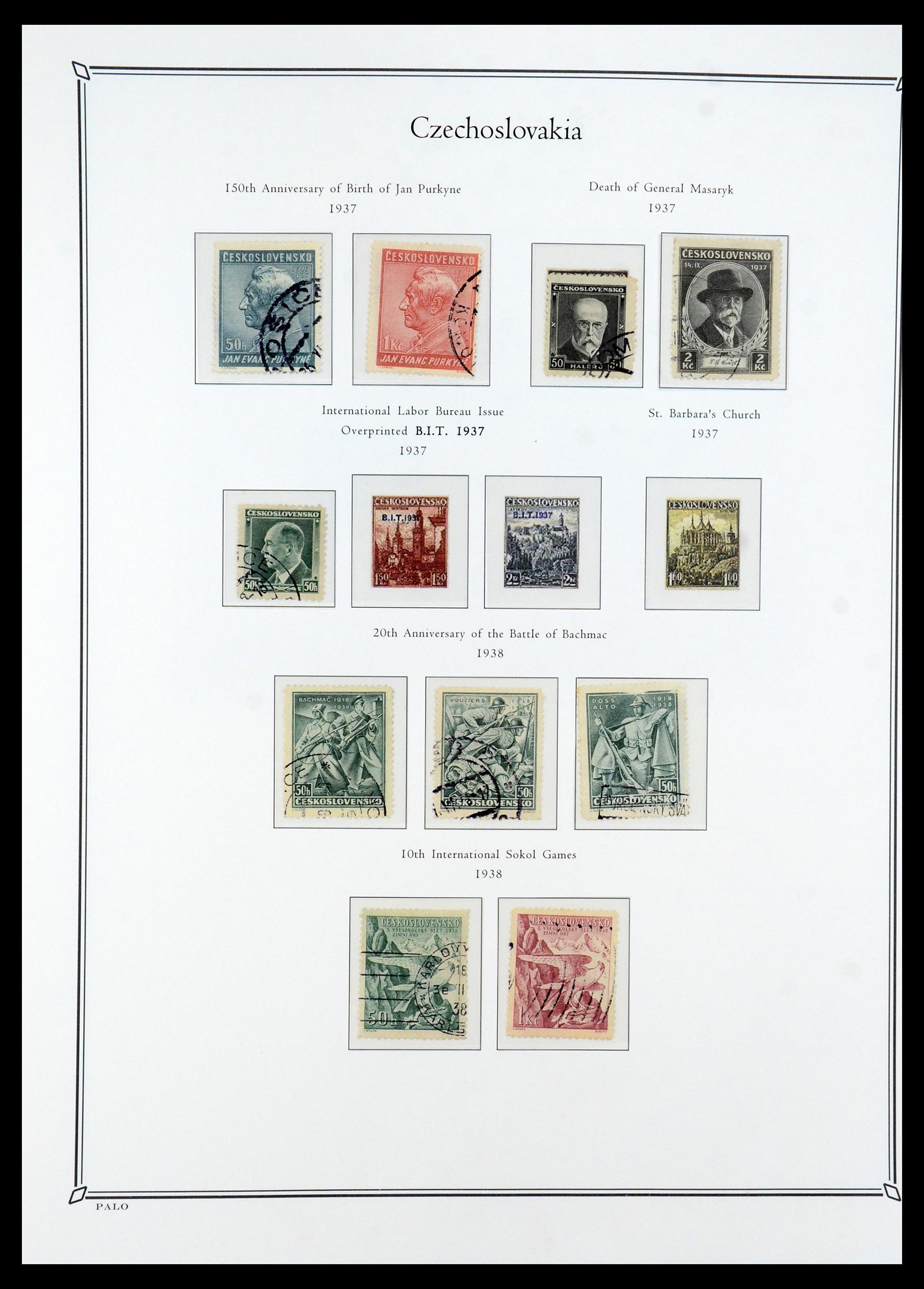 36283 016 - Postzegelverzameling 36283 Tsjechoslowakije 1918-1982.