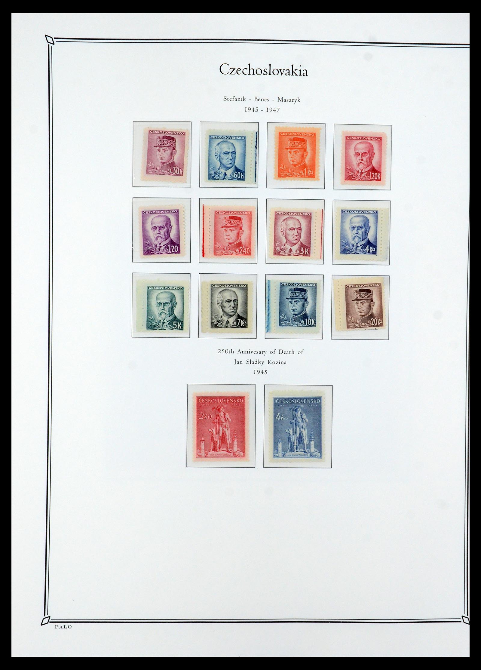 36283 024 - Postzegelverzameling 36283 Tsjechoslowakije 1918-1982.