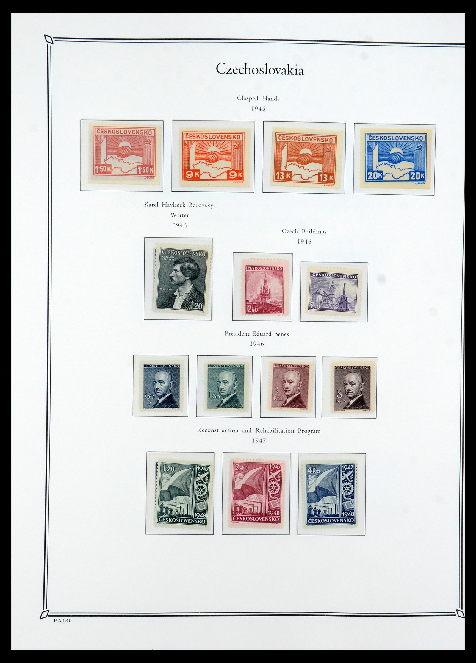 36283 026 - Postzegelverzameling 36283 Tsjechoslowakije 1918-1982.