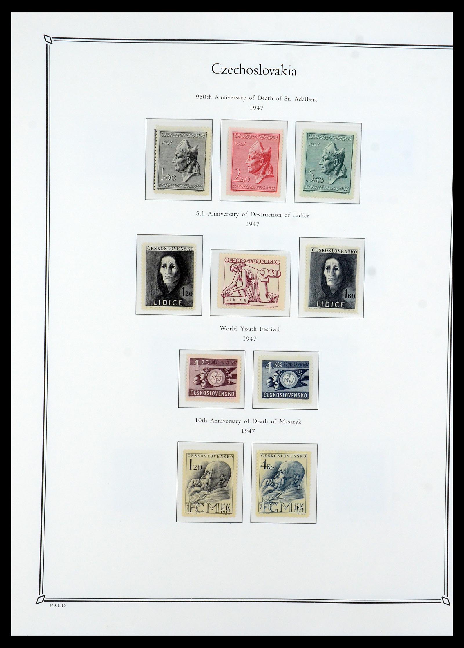 36283 028 - Postzegelverzameling 36283 Tsjechoslowakije 1918-1982.