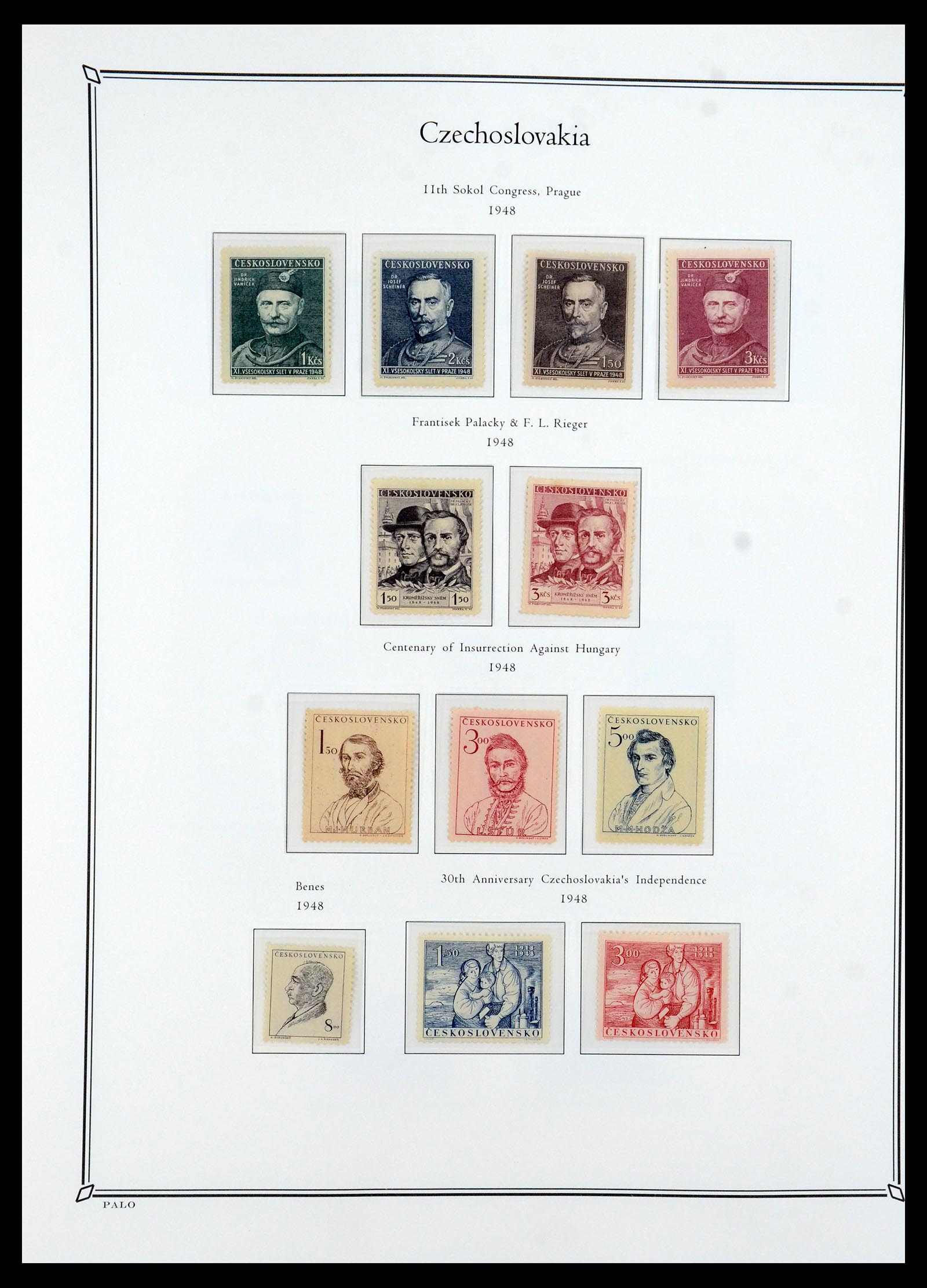 36283 029 - Postzegelverzameling 36283 Tsjechoslowakije 1918-1982.