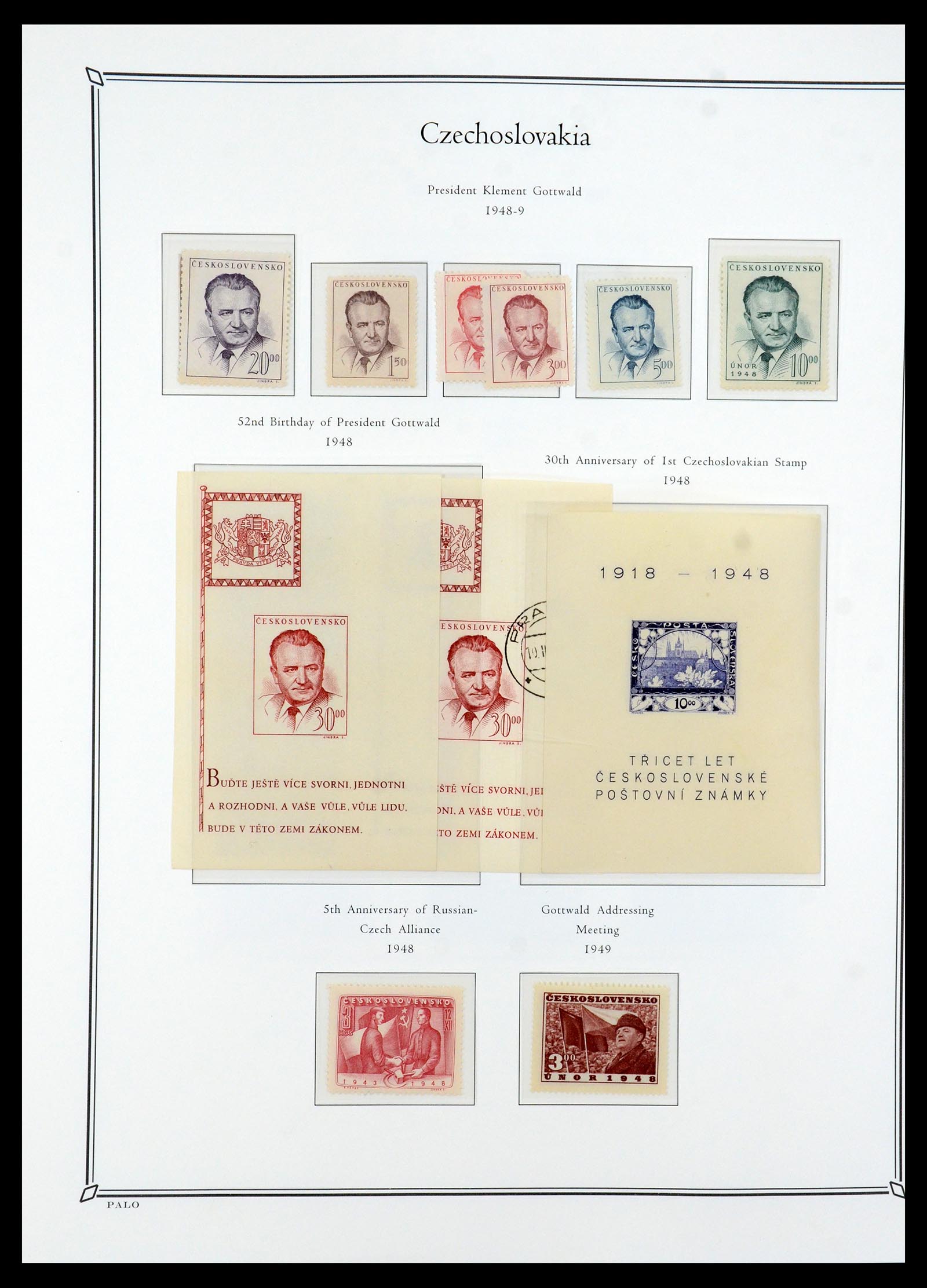 36283 030 - Postzegelverzameling 36283 Tsjechoslowakije 1918-1982.
