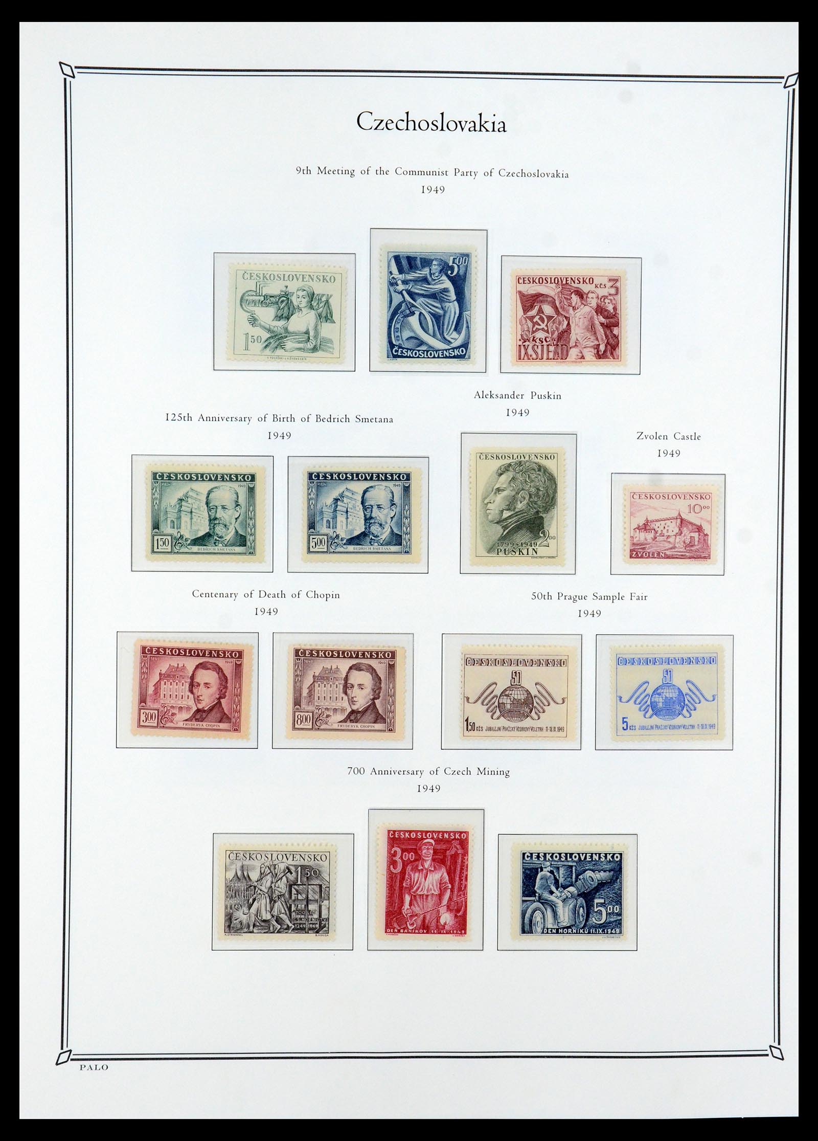 36283 032 - Postzegelverzameling 36283 Tsjechoslowakije 1918-1982.