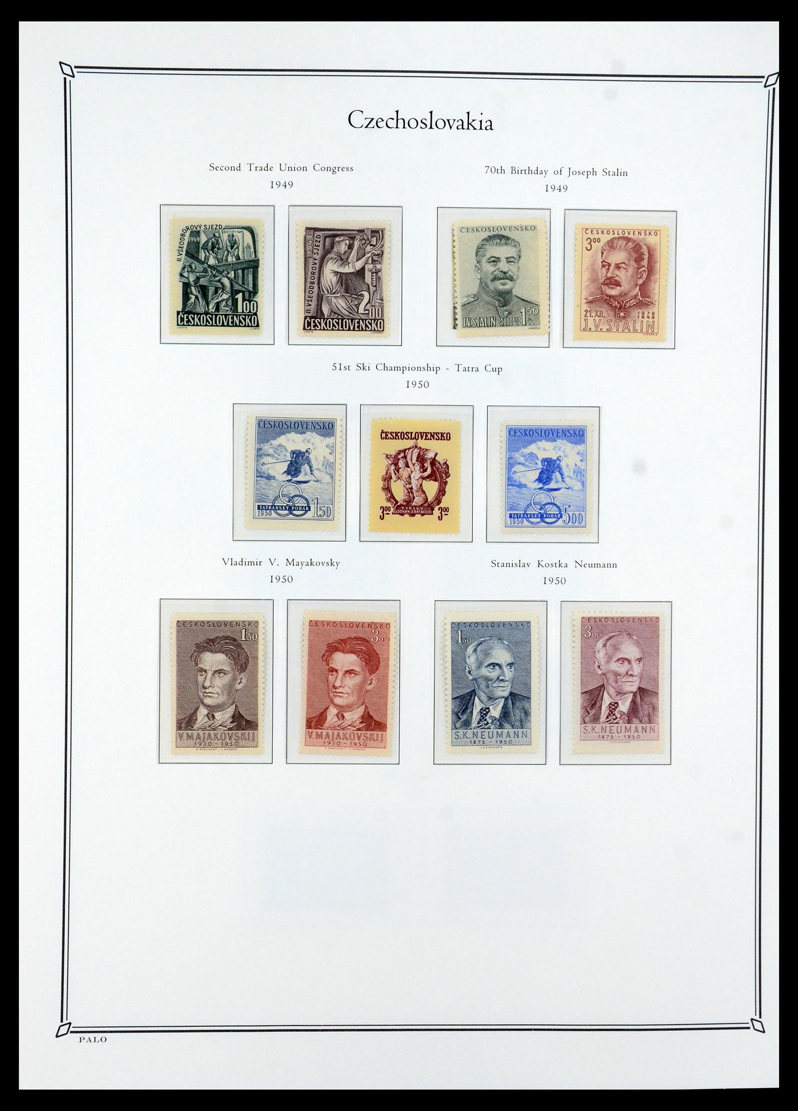 36283 033 - Postzegelverzameling 36283 Tsjechoslowakije 1918-1982.