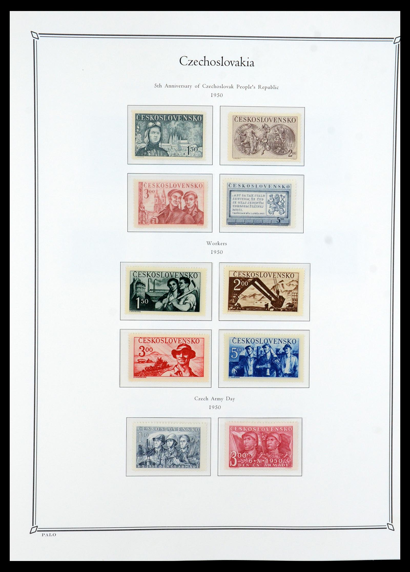 36283 034 - Postzegelverzameling 36283 Tsjechoslowakije 1918-1982.