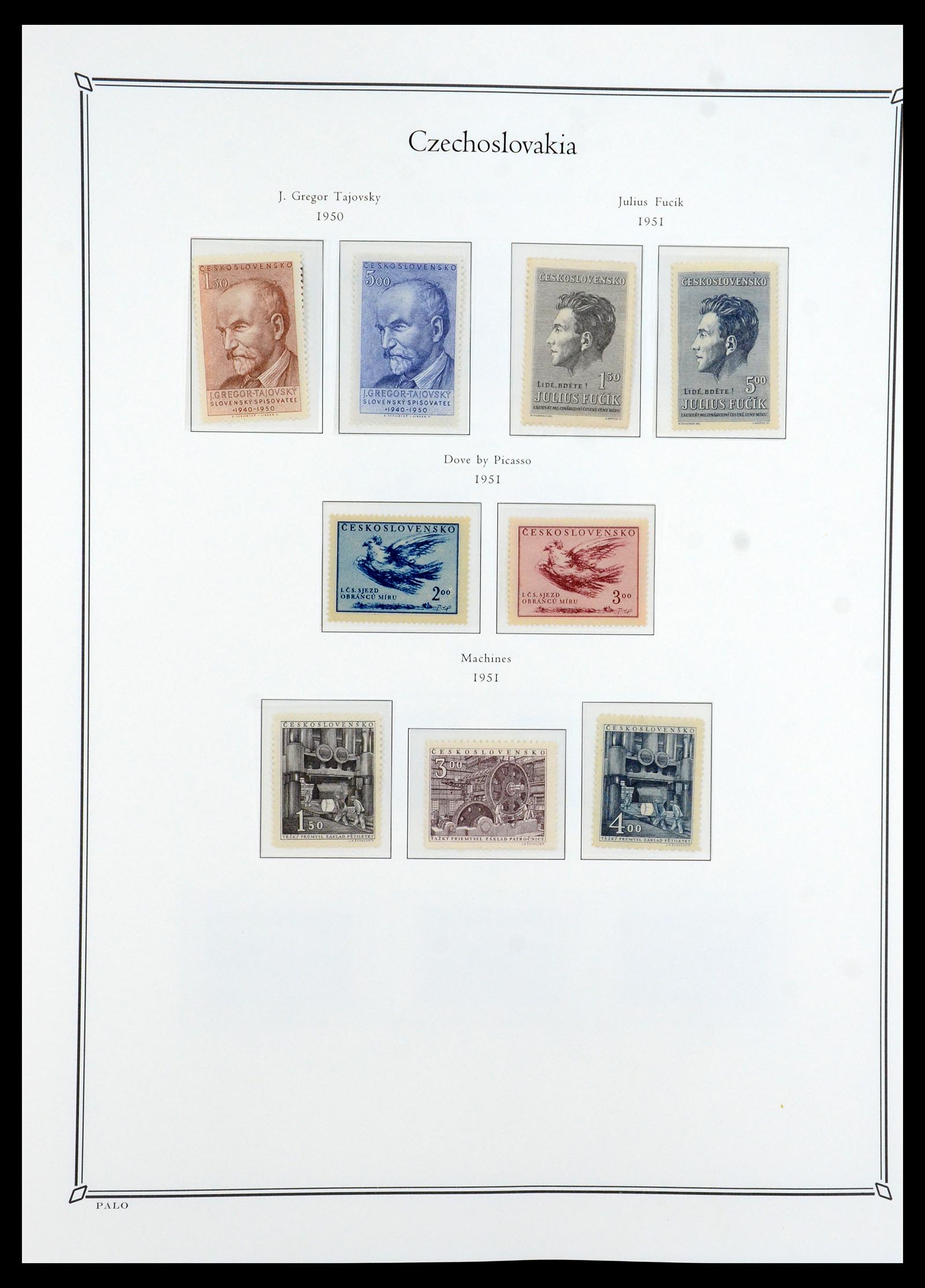 36283 037 - Postzegelverzameling 36283 Tsjechoslowakije 1918-1982.