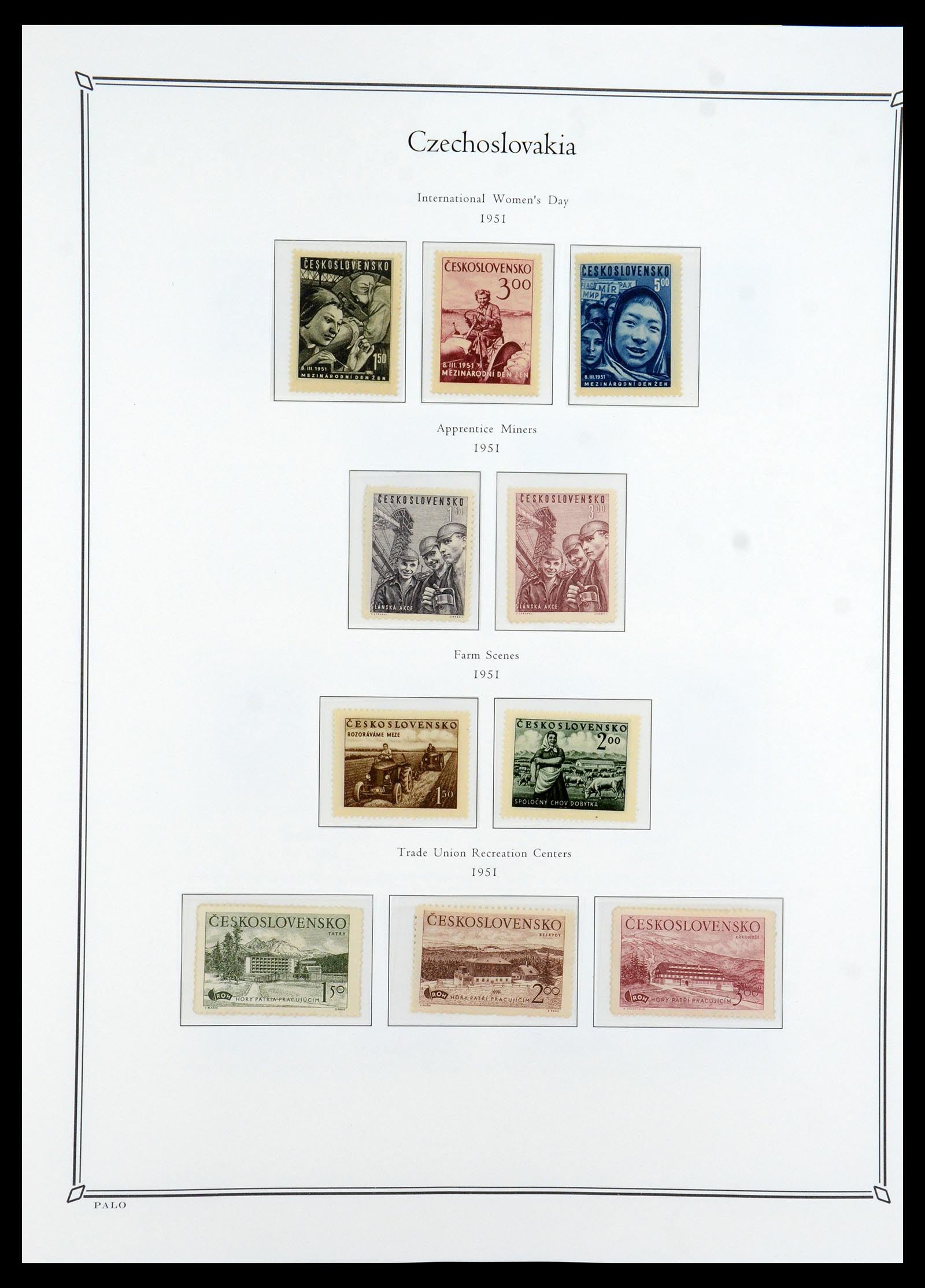 36283 038 - Postzegelverzameling 36283 Tsjechoslowakije 1918-1982.