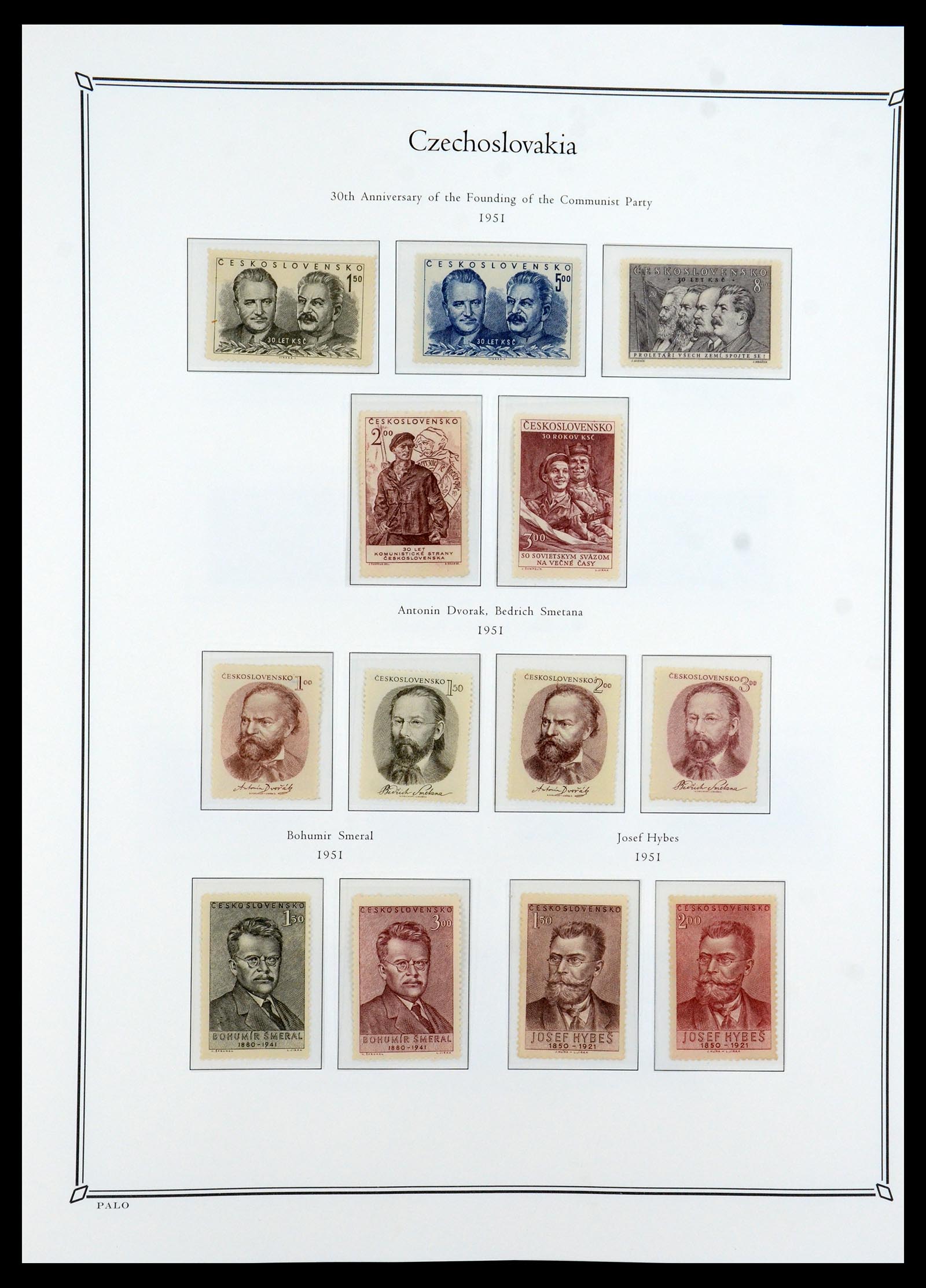 36283 039 - Postzegelverzameling 36283 Tsjechoslowakije 1918-1982.