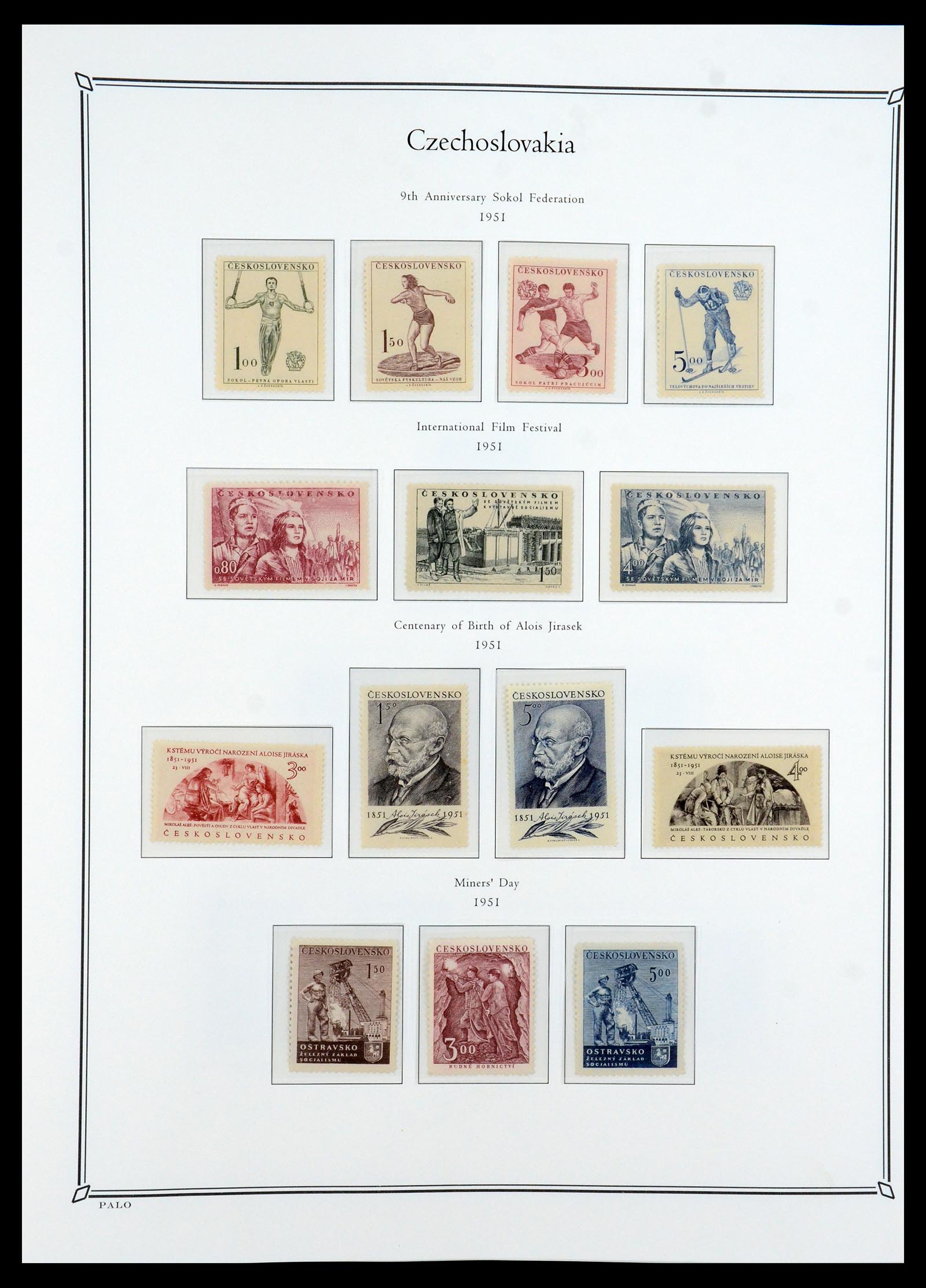 36283 040 - Postzegelverzameling 36283 Tsjechoslowakije 1918-1982.