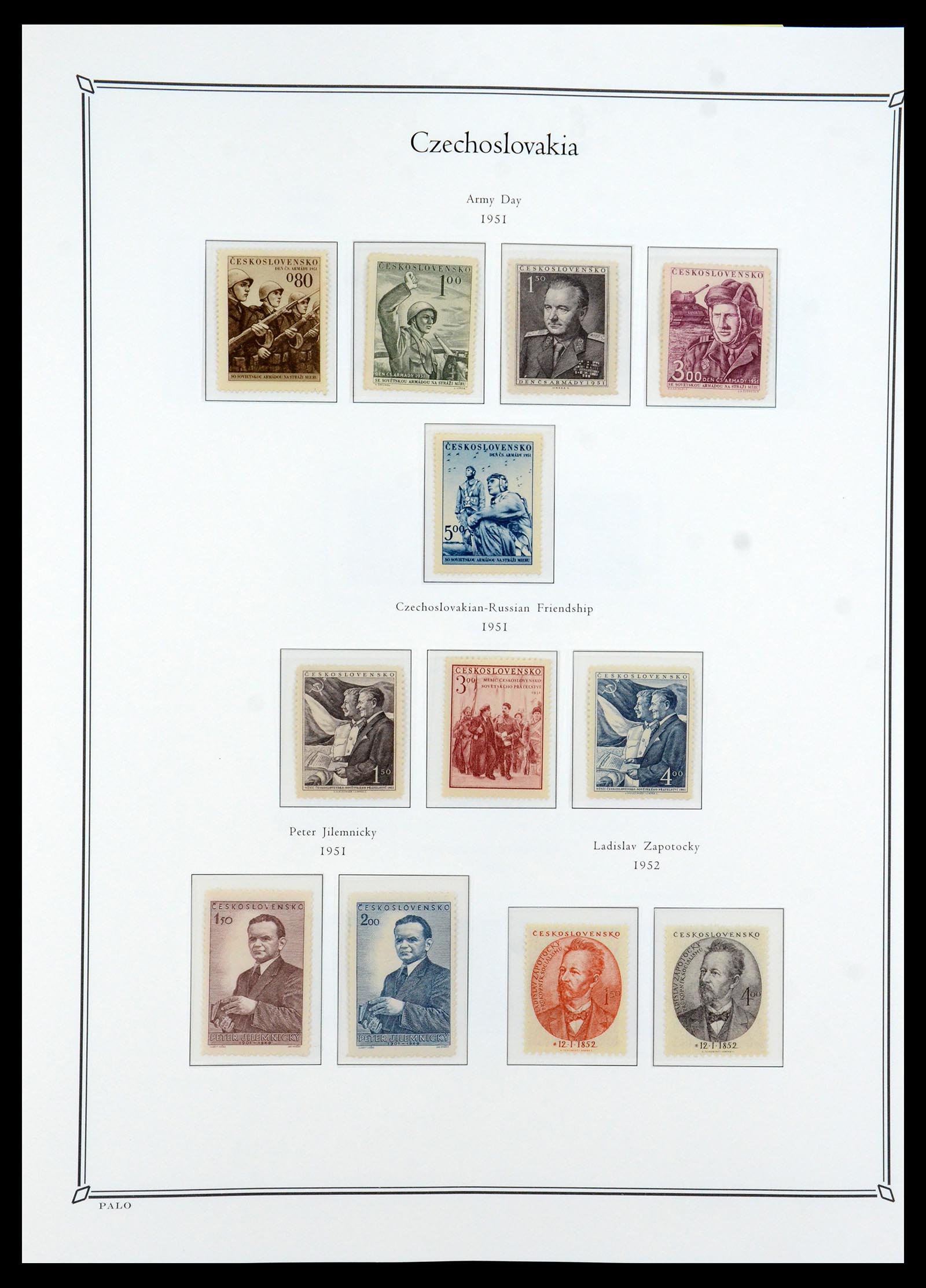 36283 041 - Postzegelverzameling 36283 Tsjechoslowakije 1918-1982.