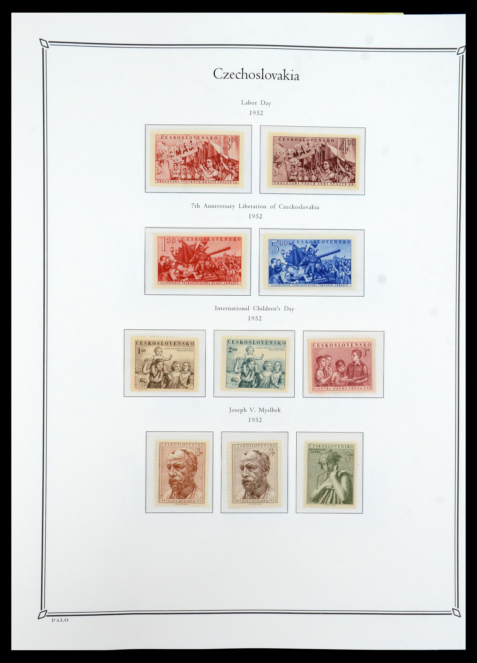 36283 044 - Postzegelverzameling 36283 Tsjechoslowakije 1918-1982.