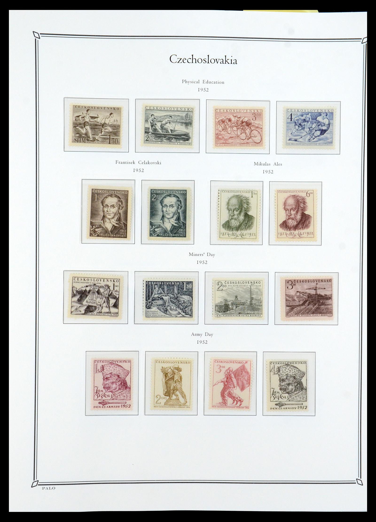 36283 046 - Postzegelverzameling 36283 Tsjechoslowakije 1918-1982.