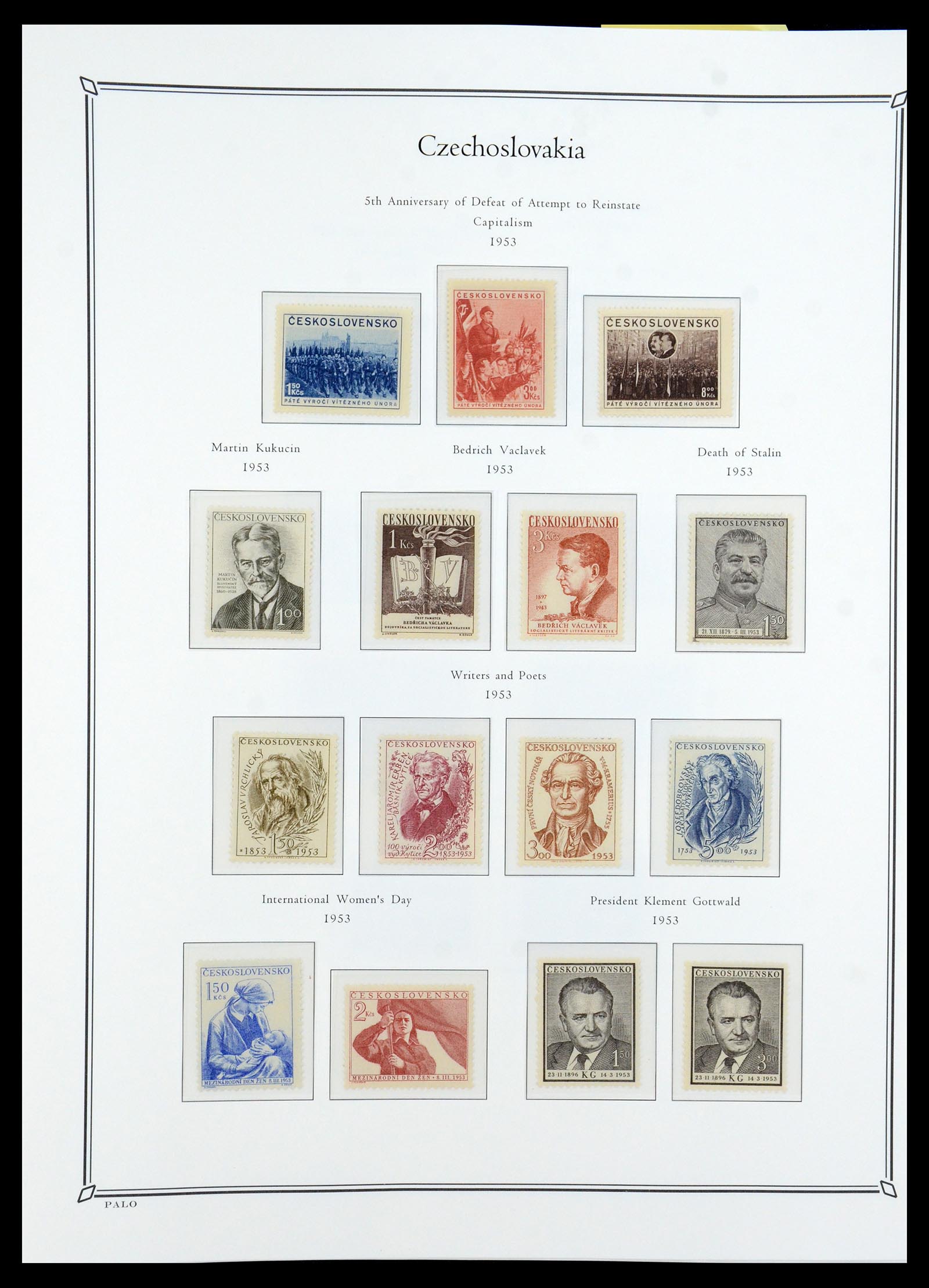 36283 049 - Postzegelverzameling 36283 Tsjechoslowakije 1918-1982.