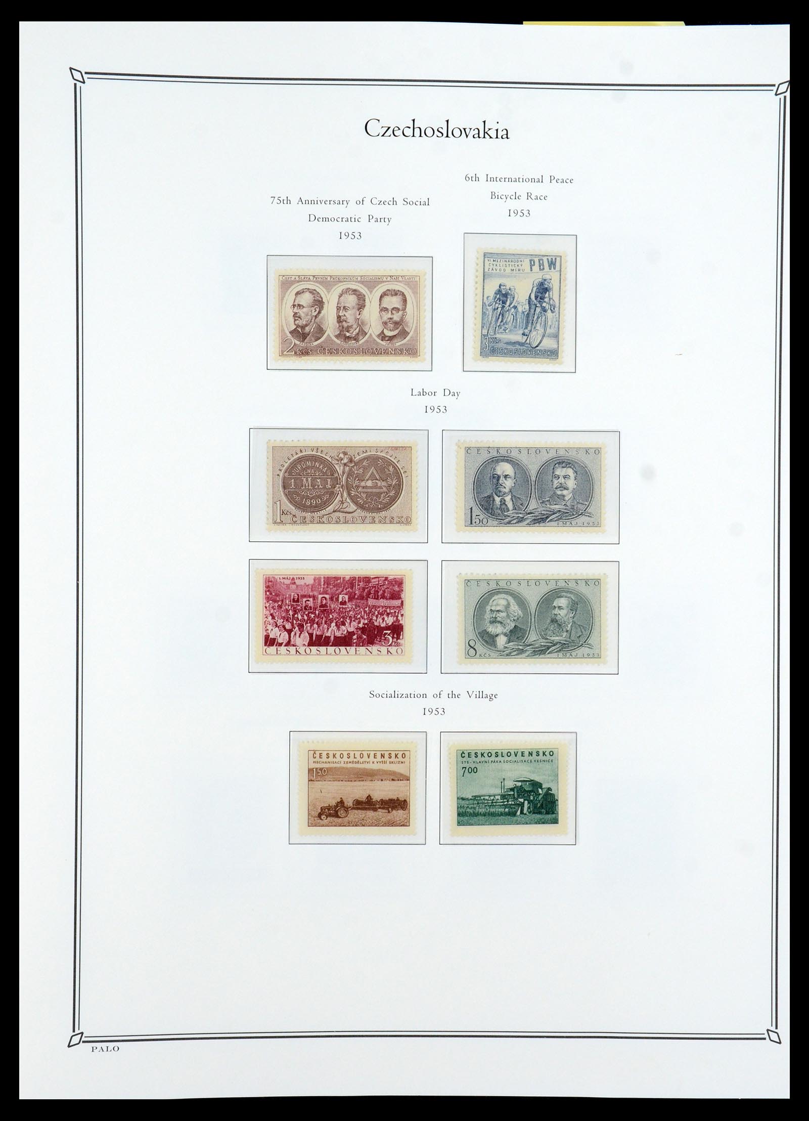 36283 050 - Postzegelverzameling 36283 Tsjechoslowakije 1918-1982.