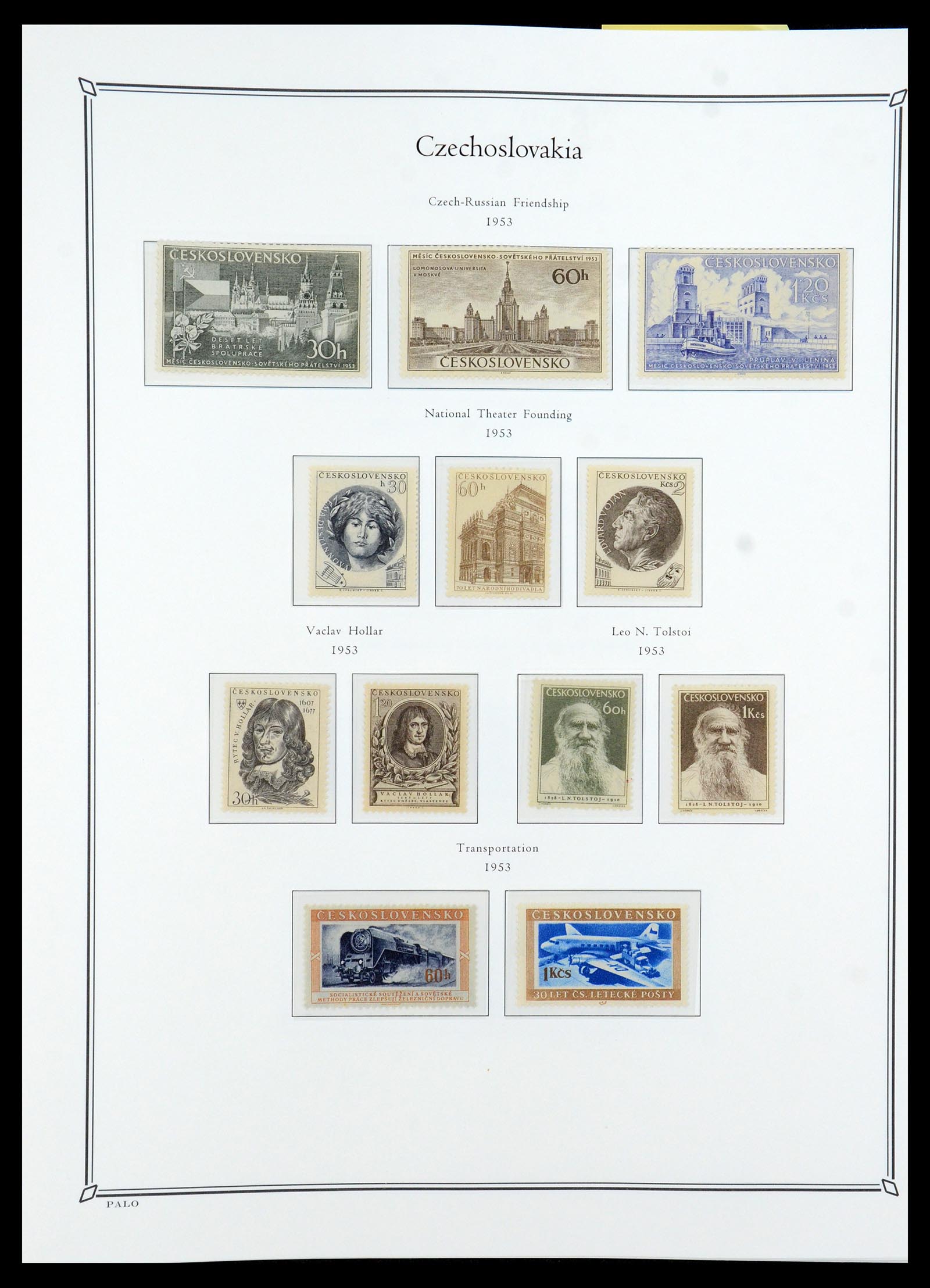 36283 053 - Postzegelverzameling 36283 Tsjechoslowakije 1918-1982.