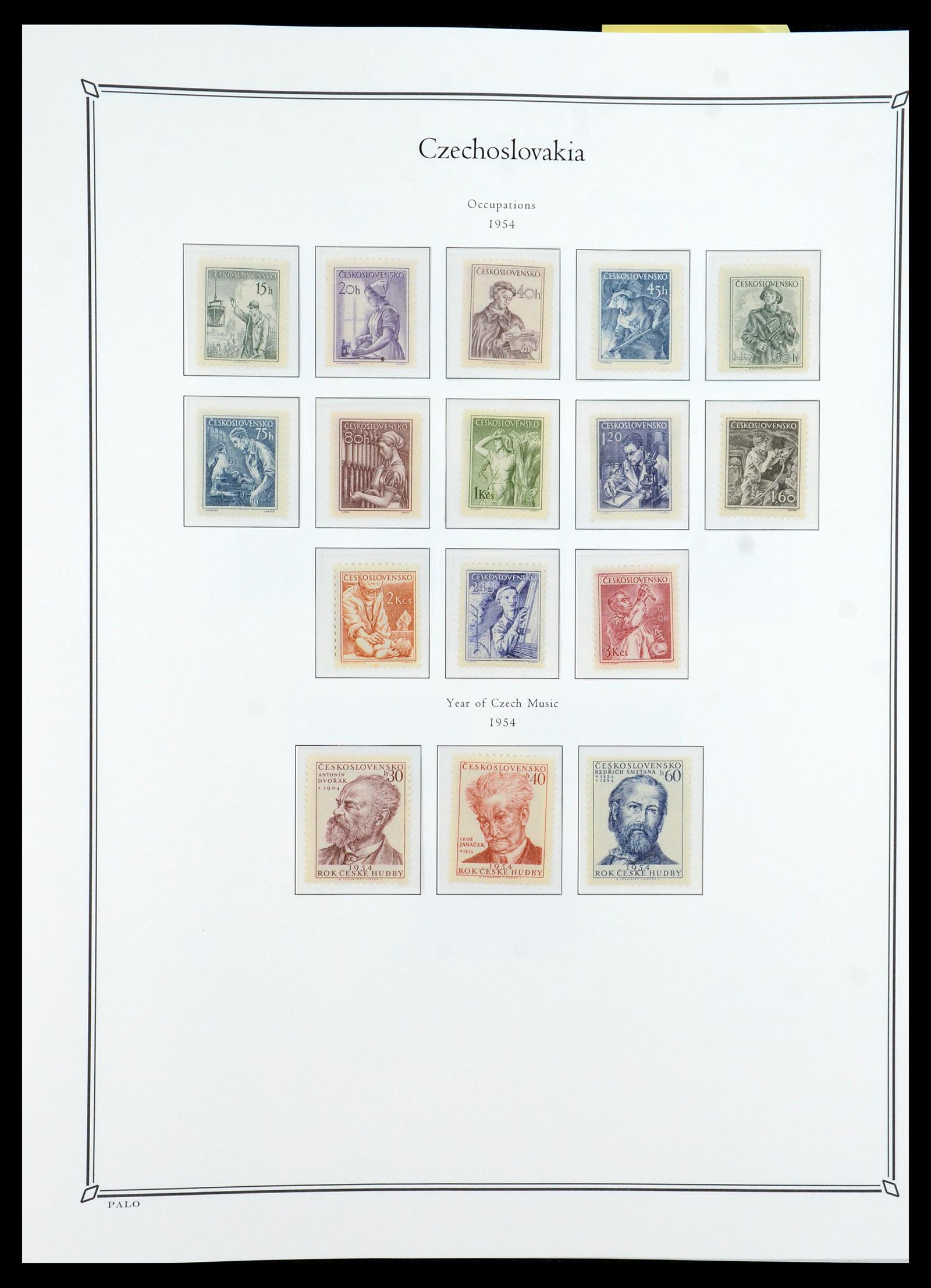 36283 055 - Postzegelverzameling 36283 Tsjechoslowakije 1918-1982.