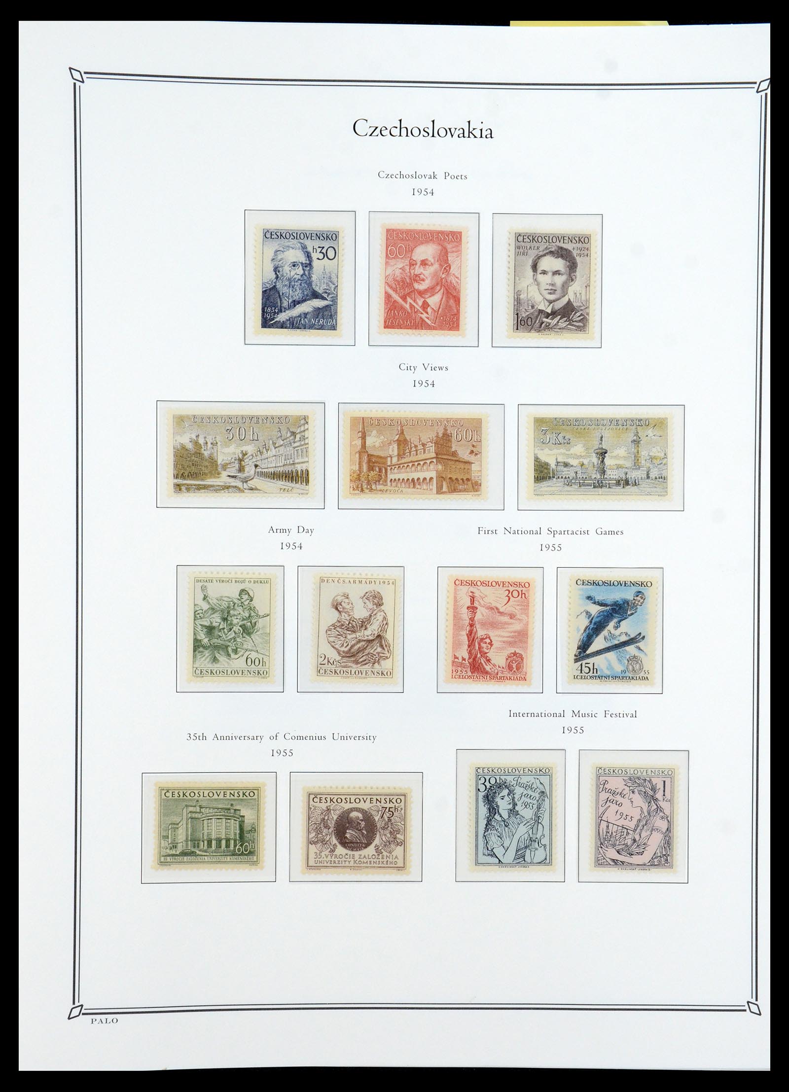 36283 057 - Postzegelverzameling 36283 Tsjechoslowakije 1918-1982.