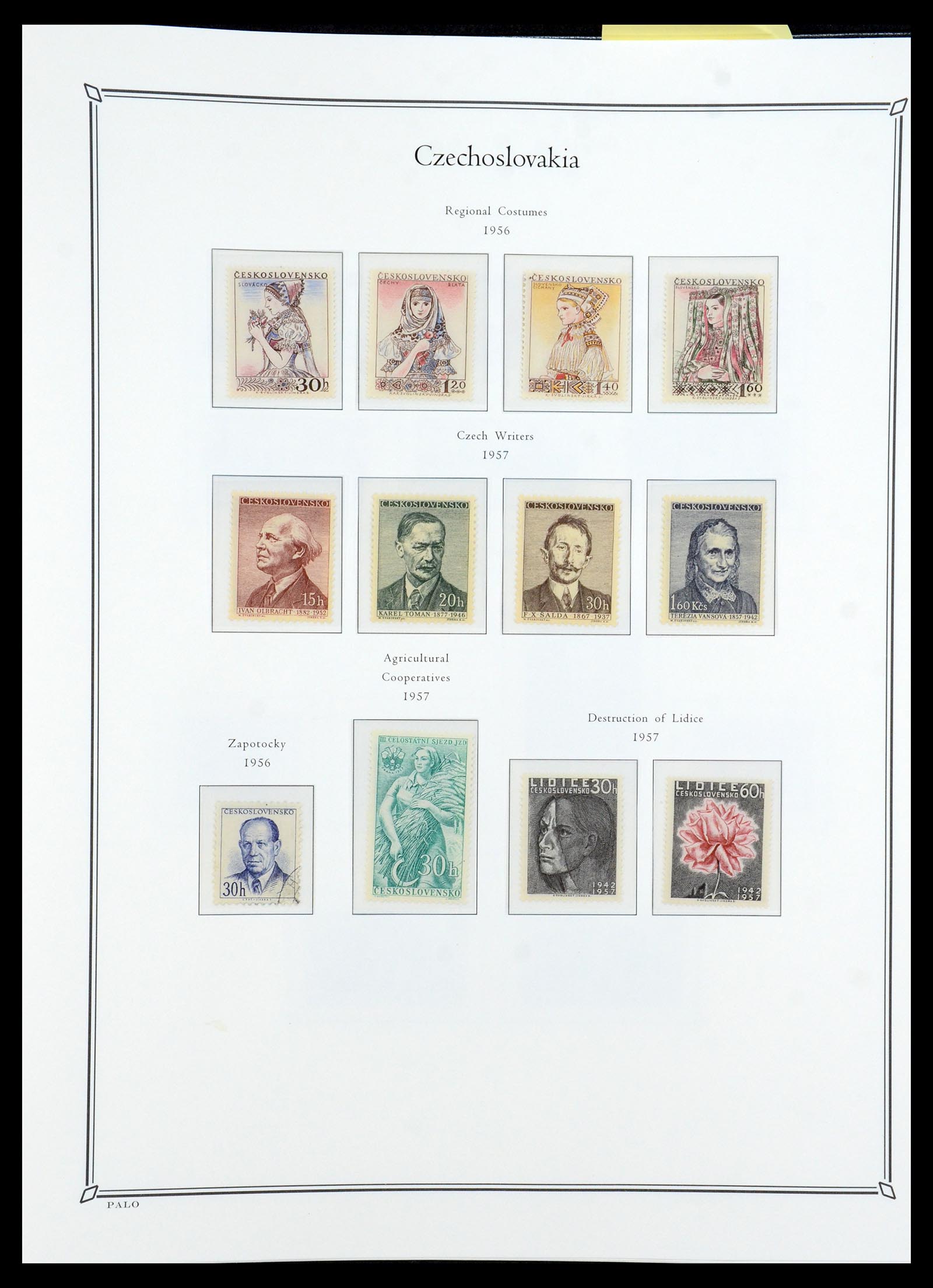 36283 067 - Postzegelverzameling 36283 Tsjechoslowakije 1918-1982.