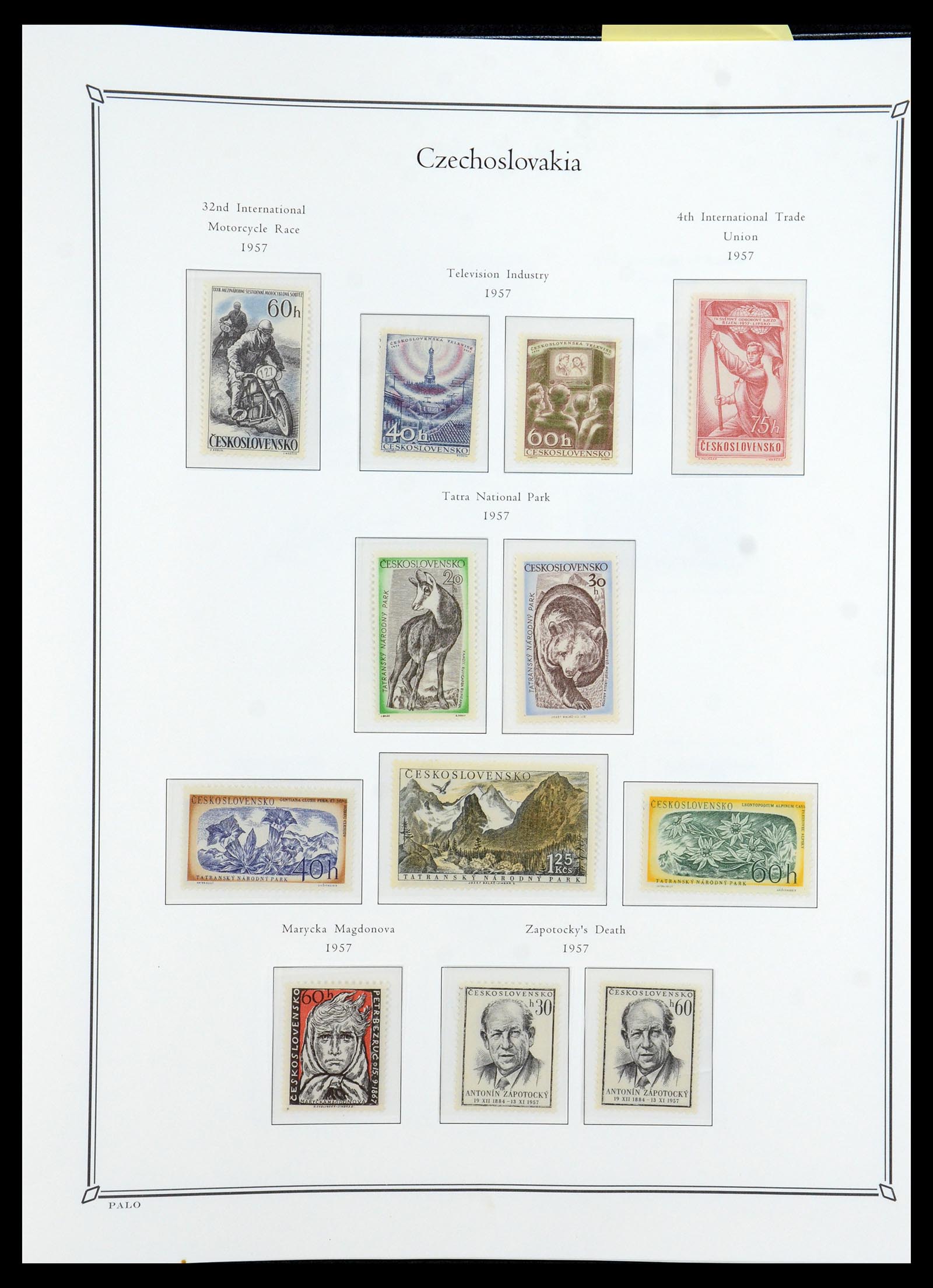 36283 071 - Postzegelverzameling 36283 Tsjechoslowakije 1918-1982.