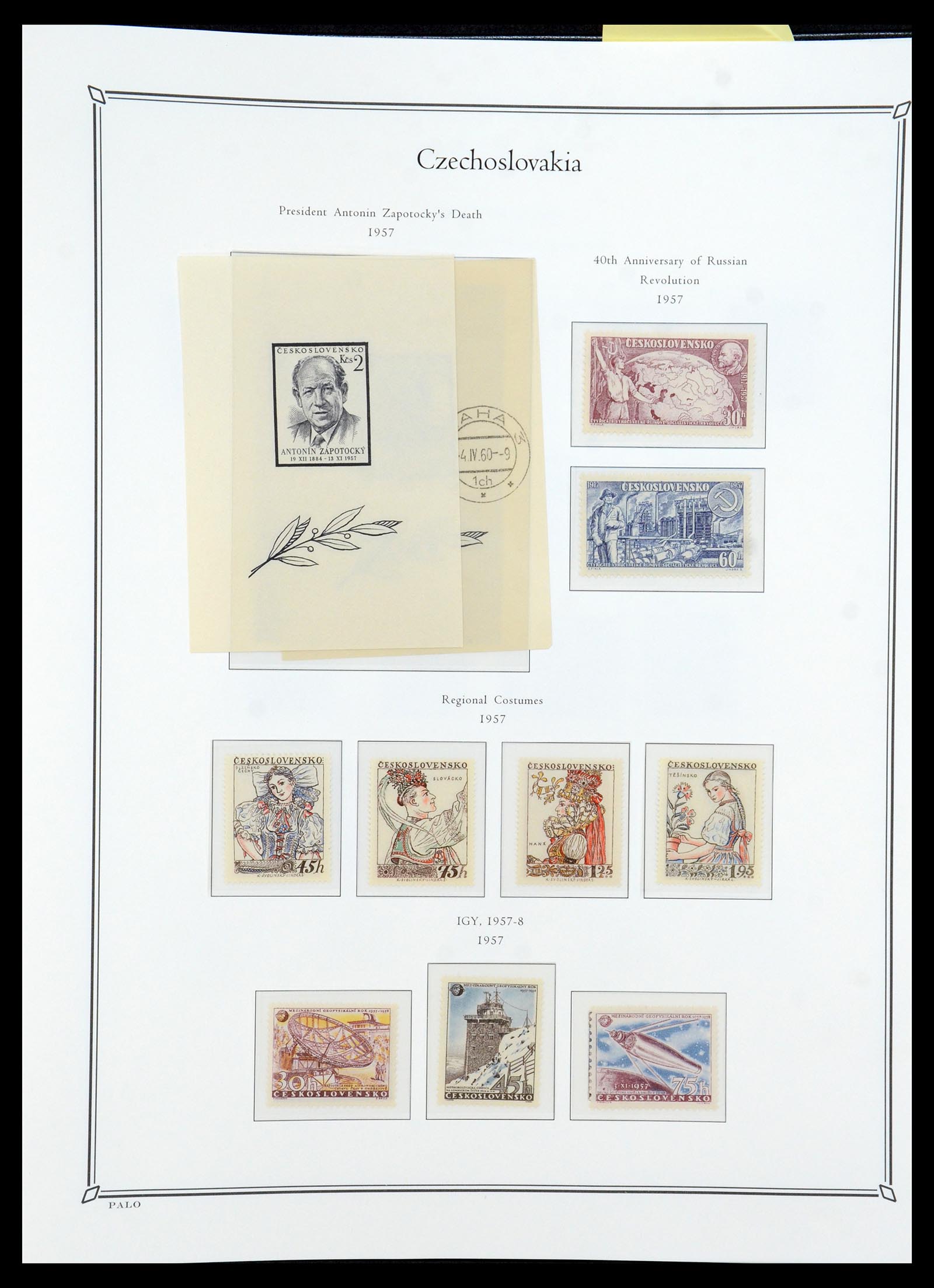 36283 072 - Postzegelverzameling 36283 Tsjechoslowakije 1918-1982.