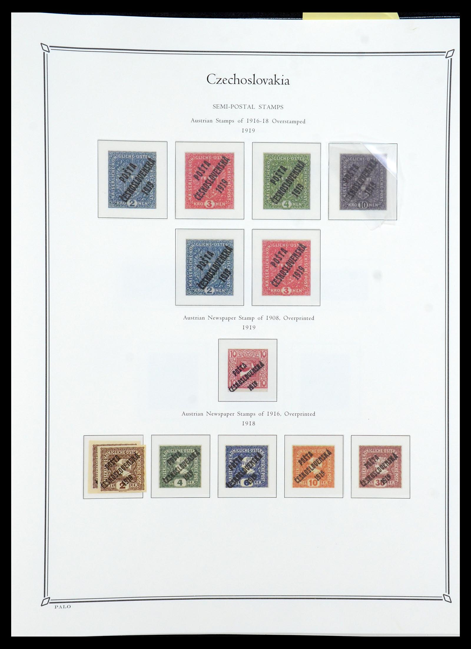 36283 074 - Postzegelverzameling 36283 Tsjechoslowakije 1918-1982.