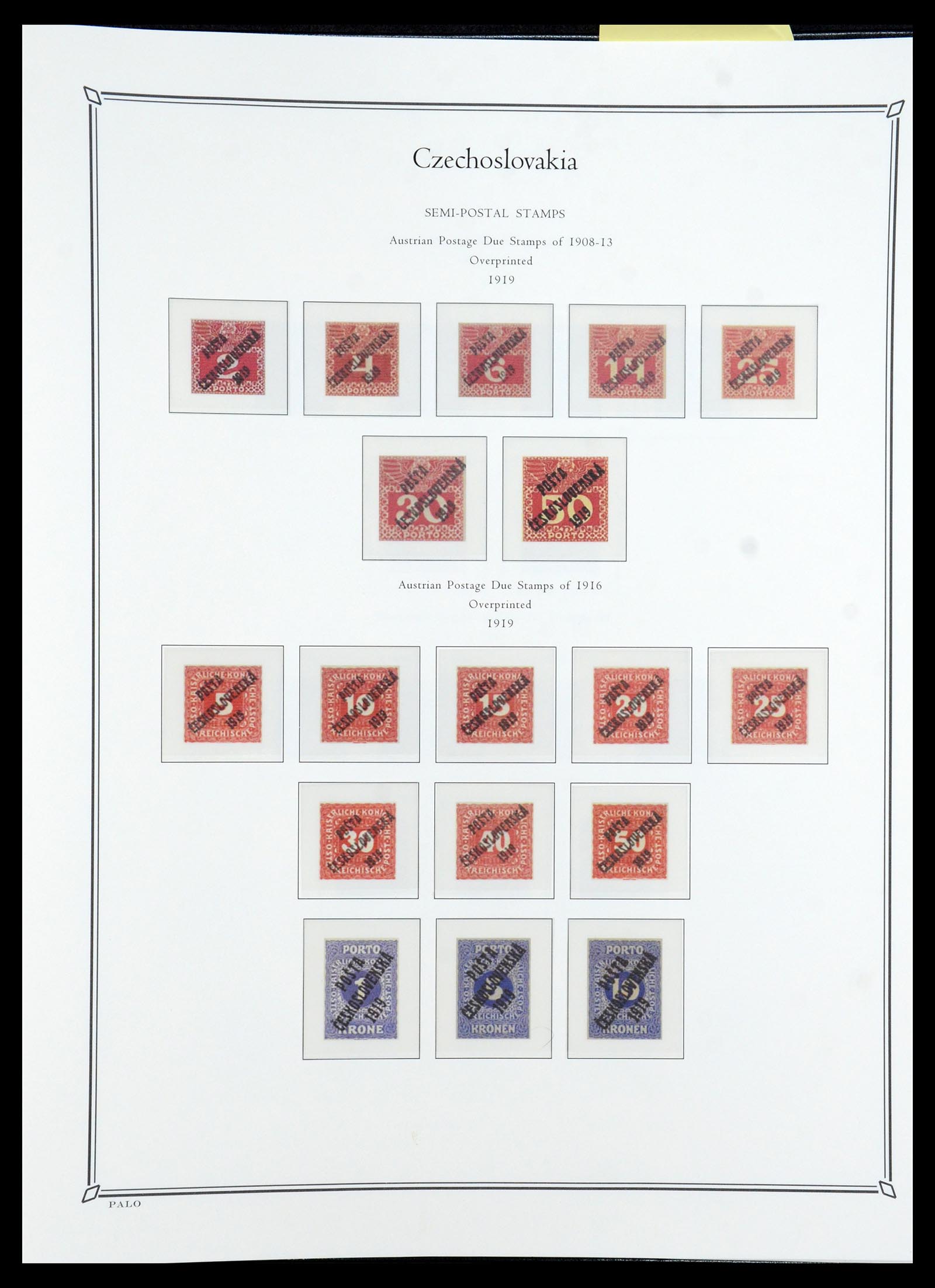 36283 076 - Postzegelverzameling 36283 Tsjechoslowakije 1918-1982.