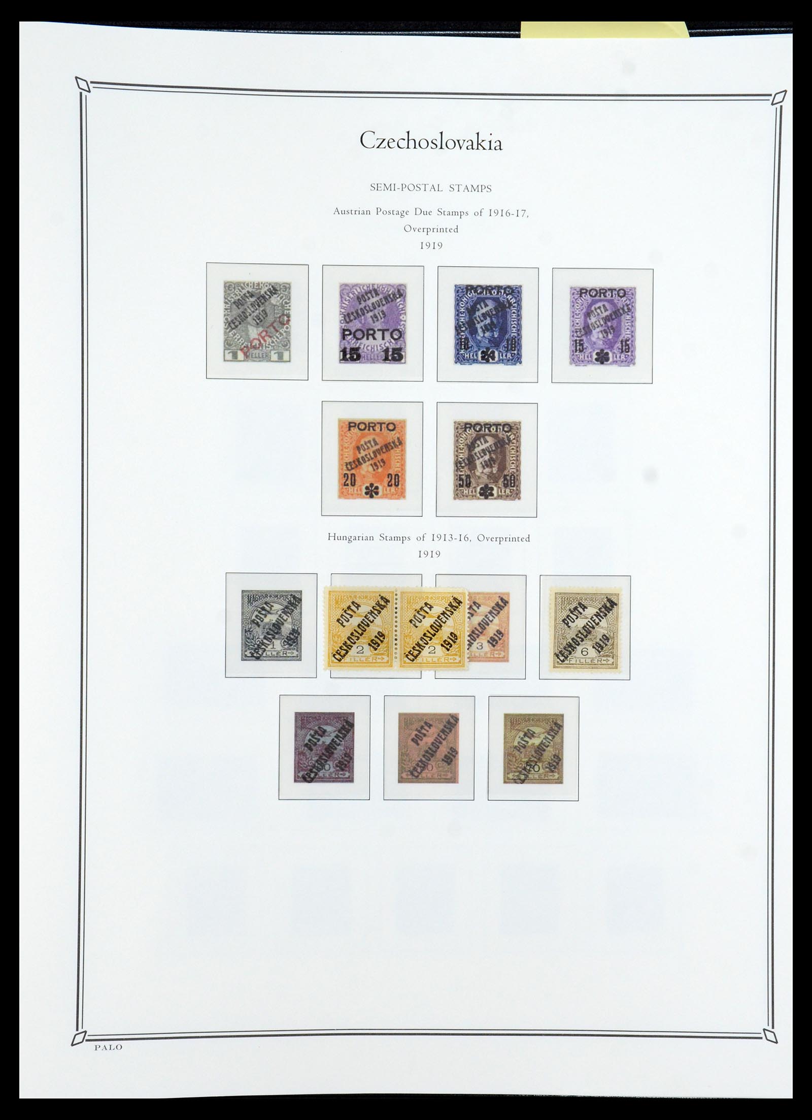 36283 077 - Postzegelverzameling 36283 Tsjechoslowakije 1918-1982.