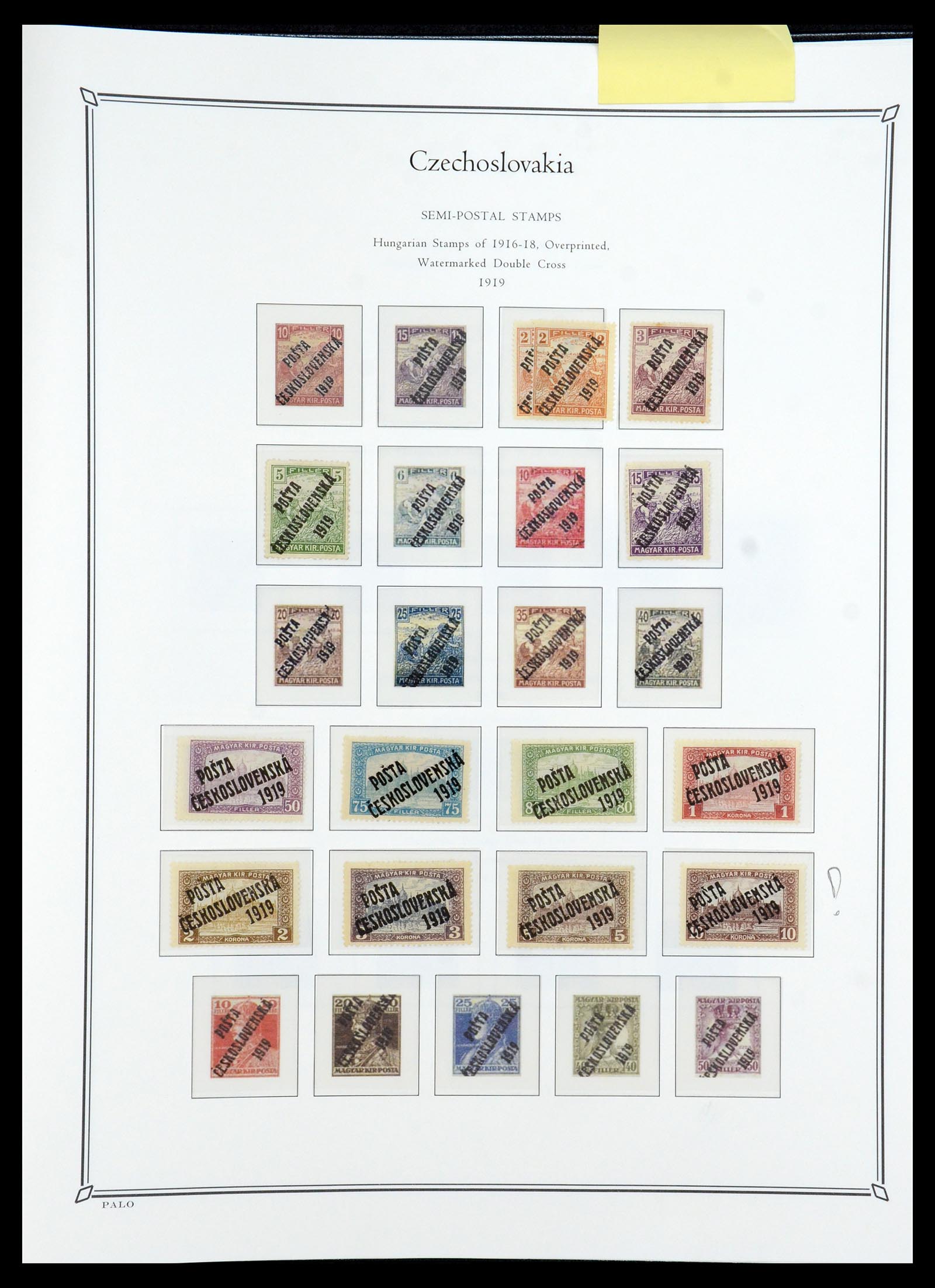 36283 078 - Postzegelverzameling 36283 Tsjechoslowakije 1918-1982.