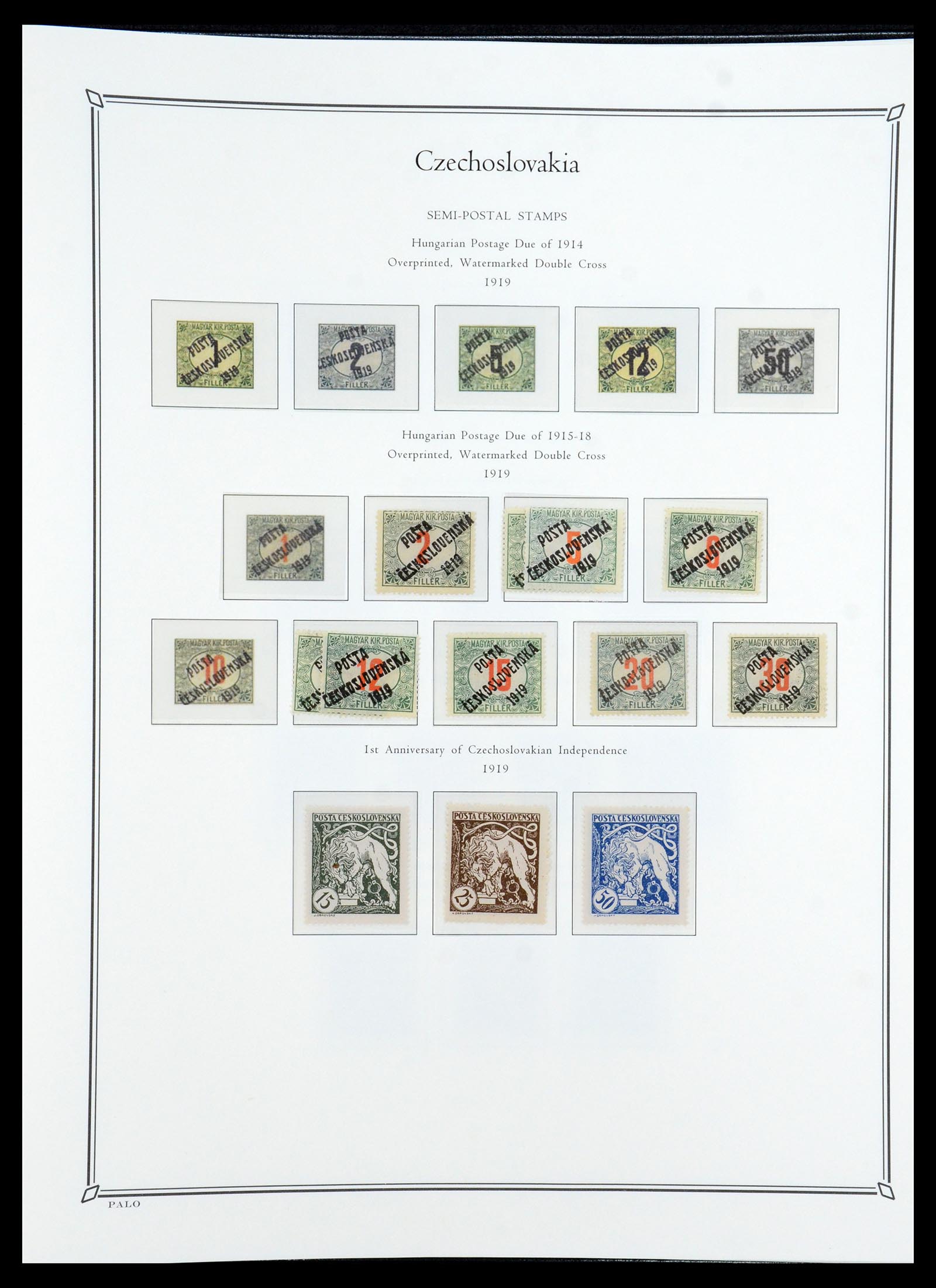36283 080 - Postzegelverzameling 36283 Tsjechoslowakije 1918-1982.