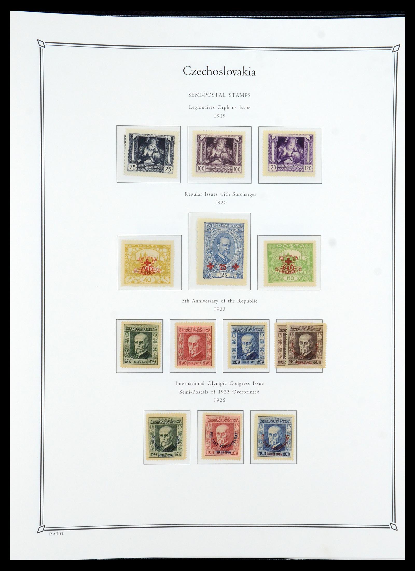 36283 081 - Postzegelverzameling 36283 Tsjechoslowakije 1918-1982.