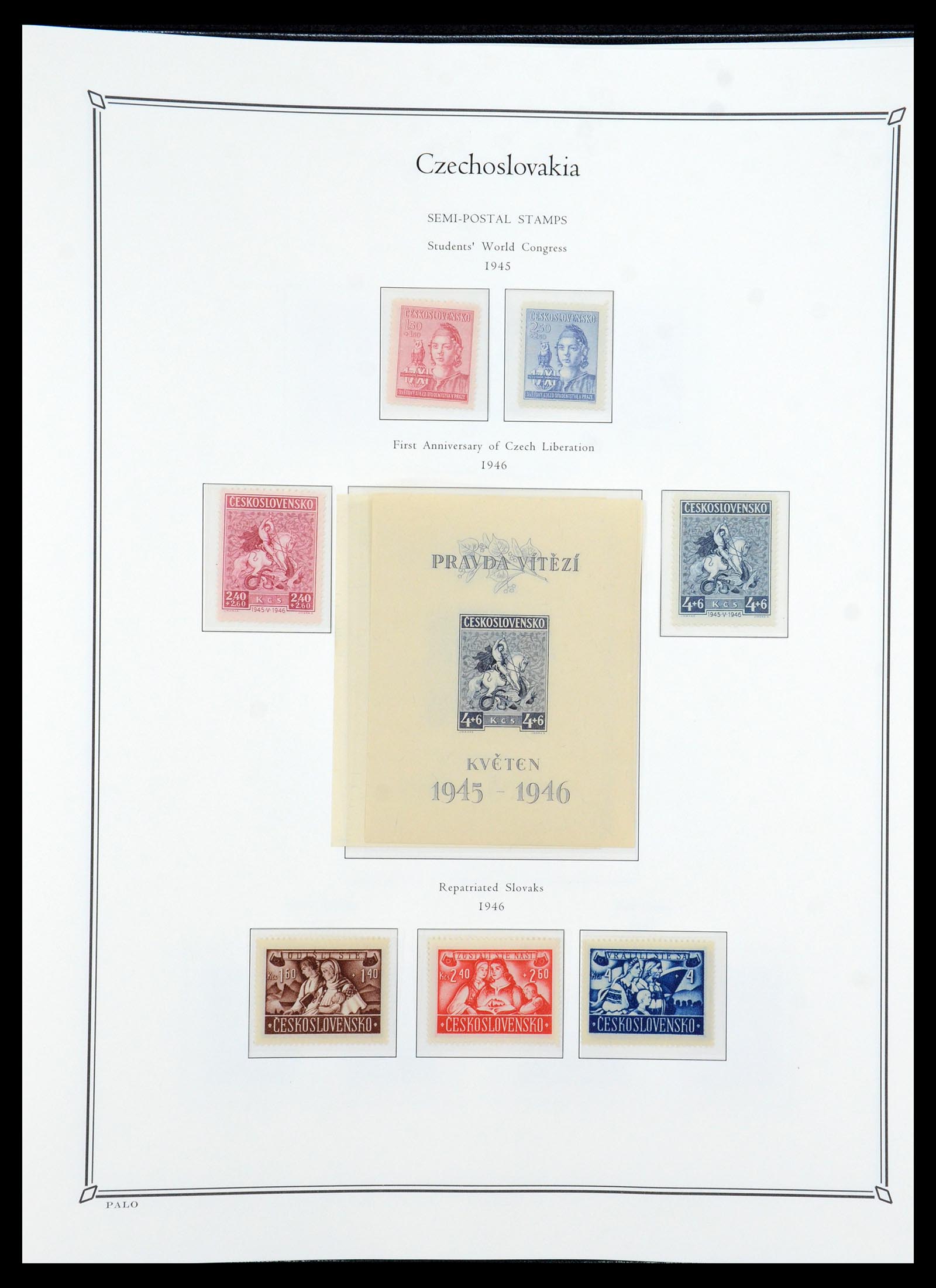 36283 084 - Postzegelverzameling 36283 Tsjechoslowakije 1918-1982.
