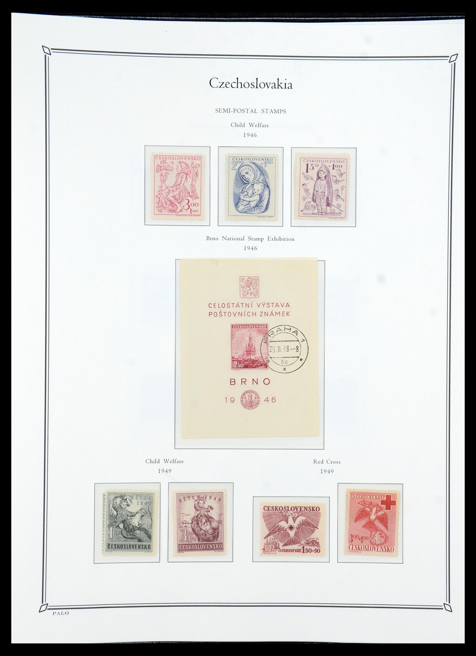 36283 085 - Postzegelverzameling 36283 Tsjechoslowakije 1918-1982.