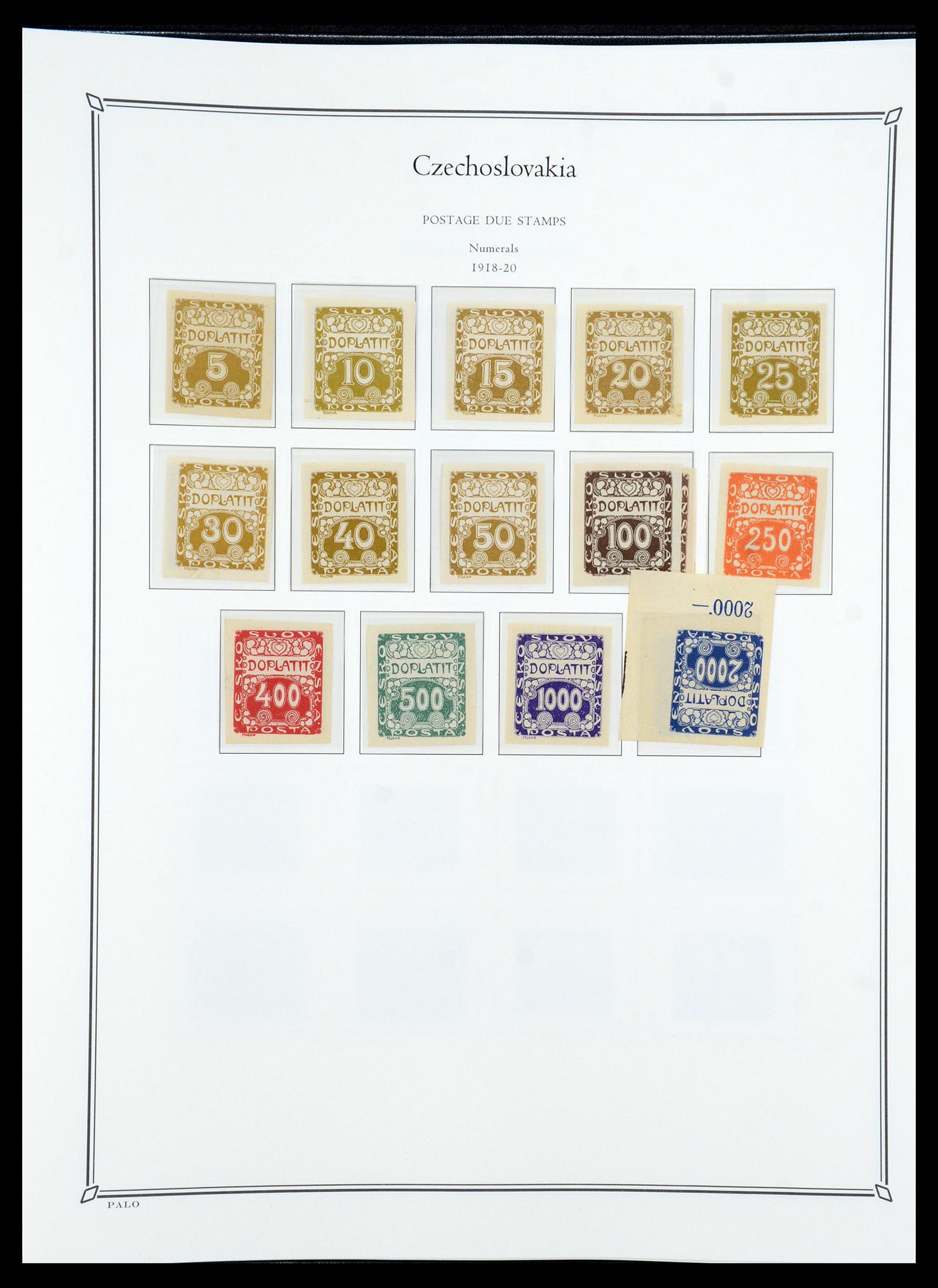 36283 091 - Postzegelverzameling 36283 Tsjechoslowakije 1918-1982.