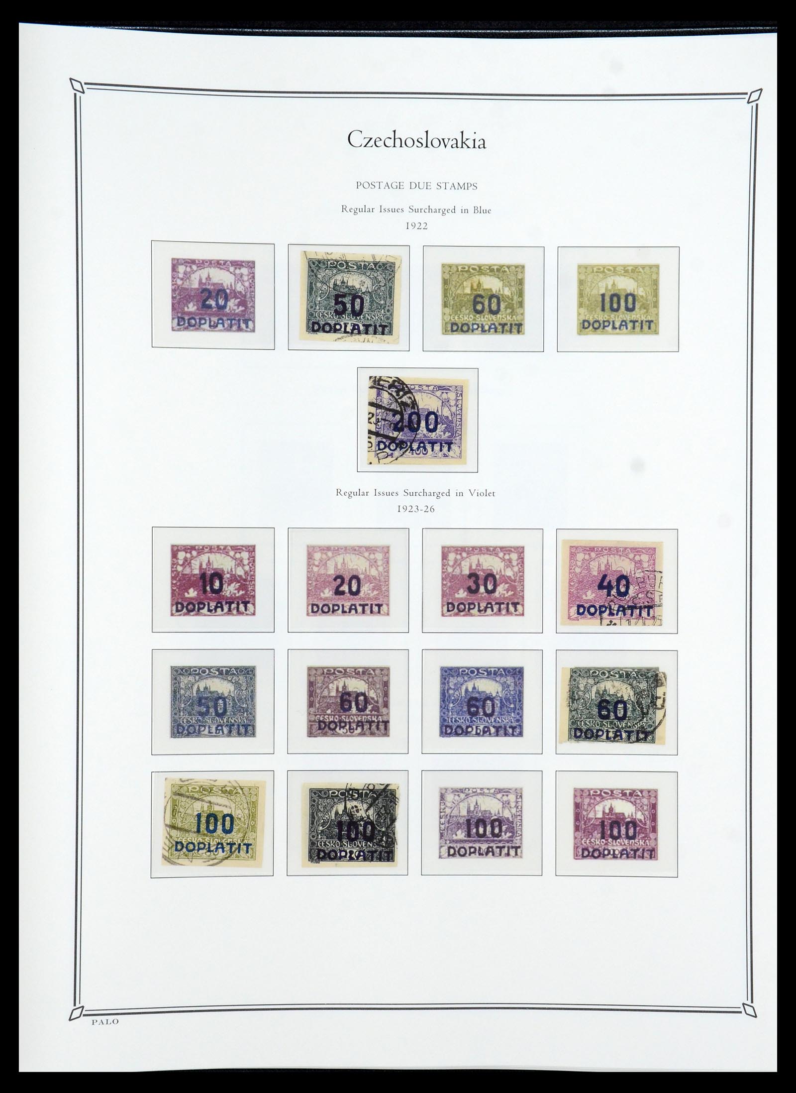 36283 092 - Postzegelverzameling 36283 Tsjechoslowakije 1918-1982.