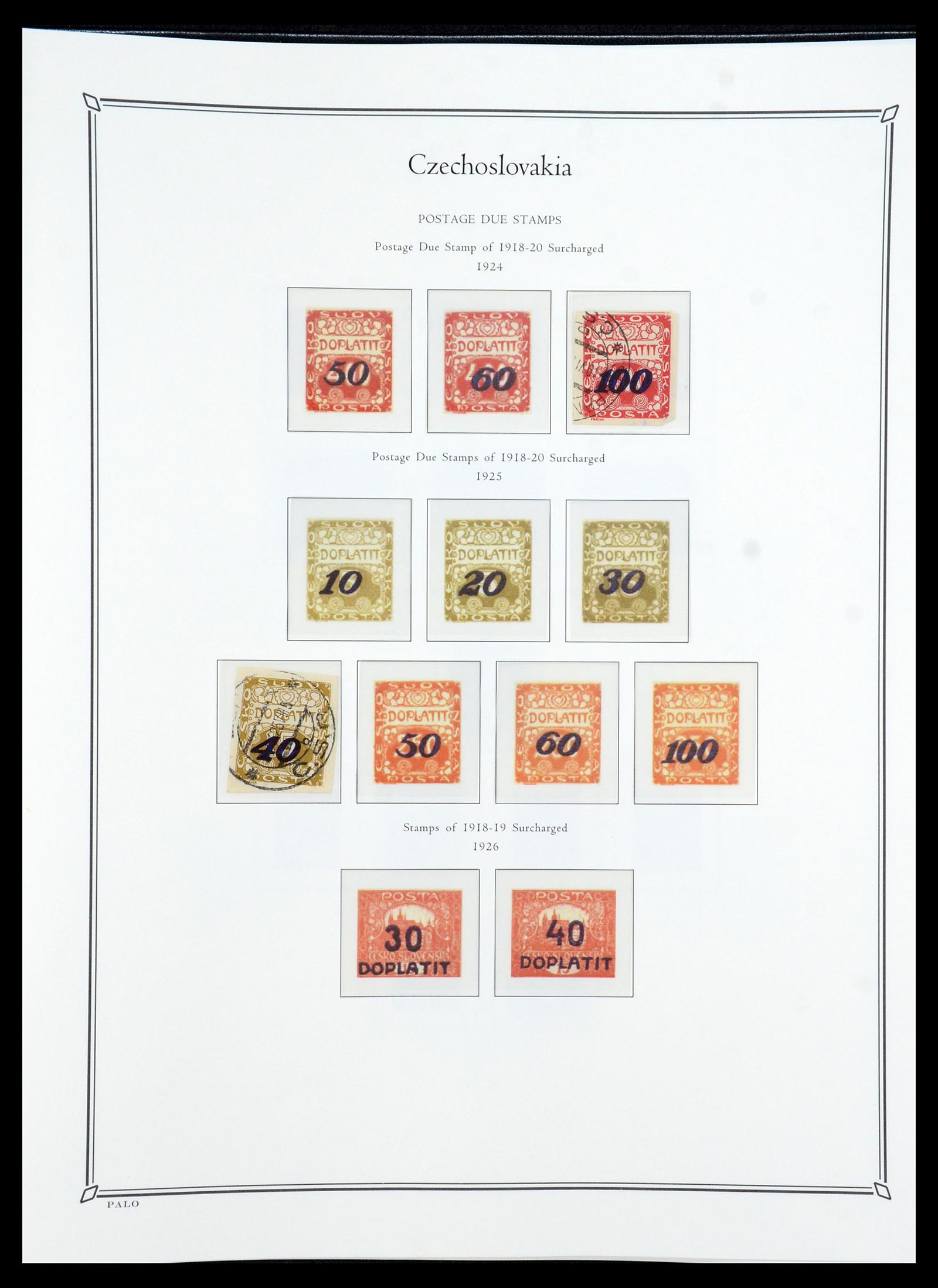 36283 093 - Postzegelverzameling 36283 Tsjechoslowakije 1918-1982.