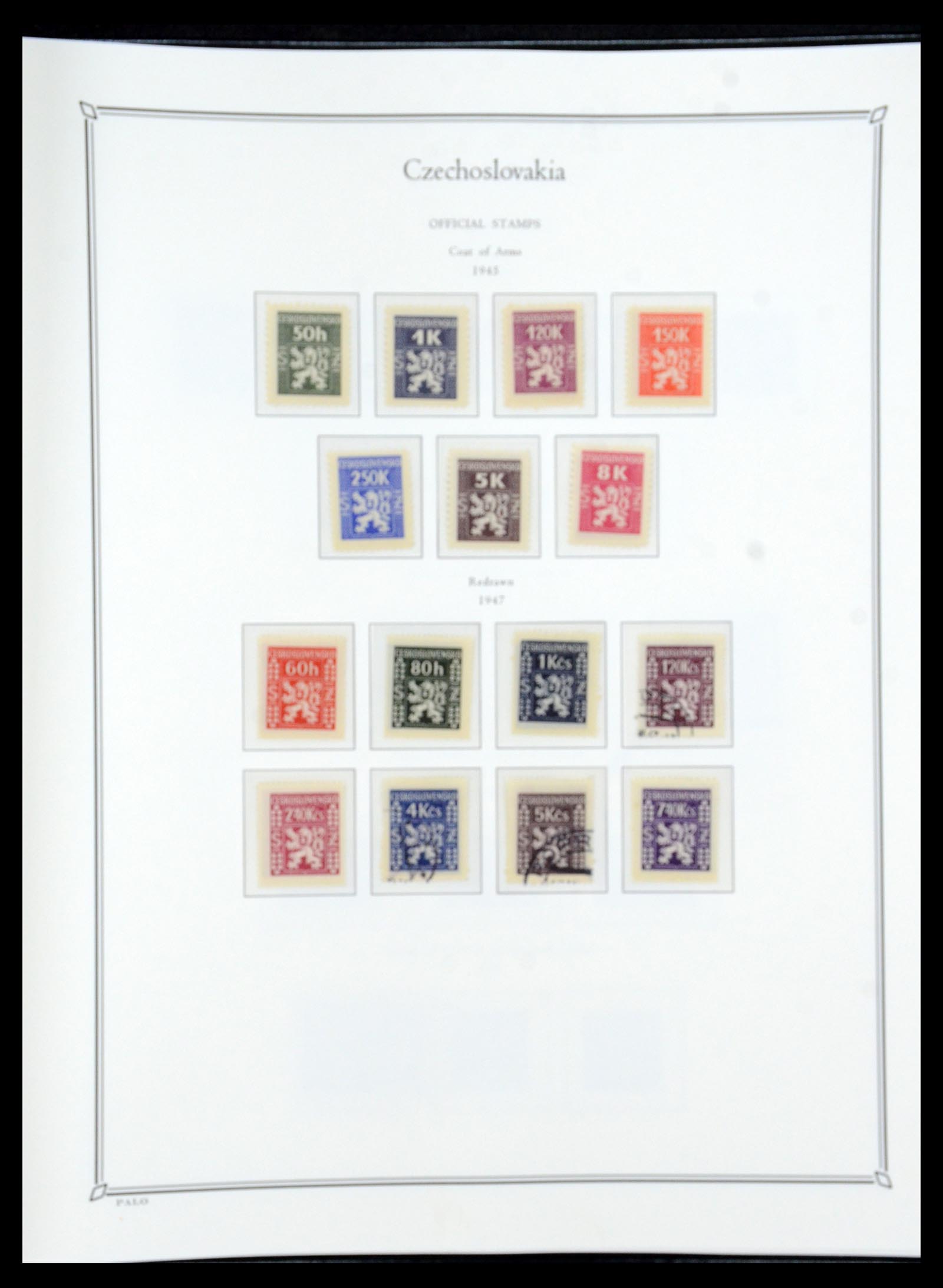 36283 098 - Postzegelverzameling 36283 Tsjechoslowakije 1918-1982.
