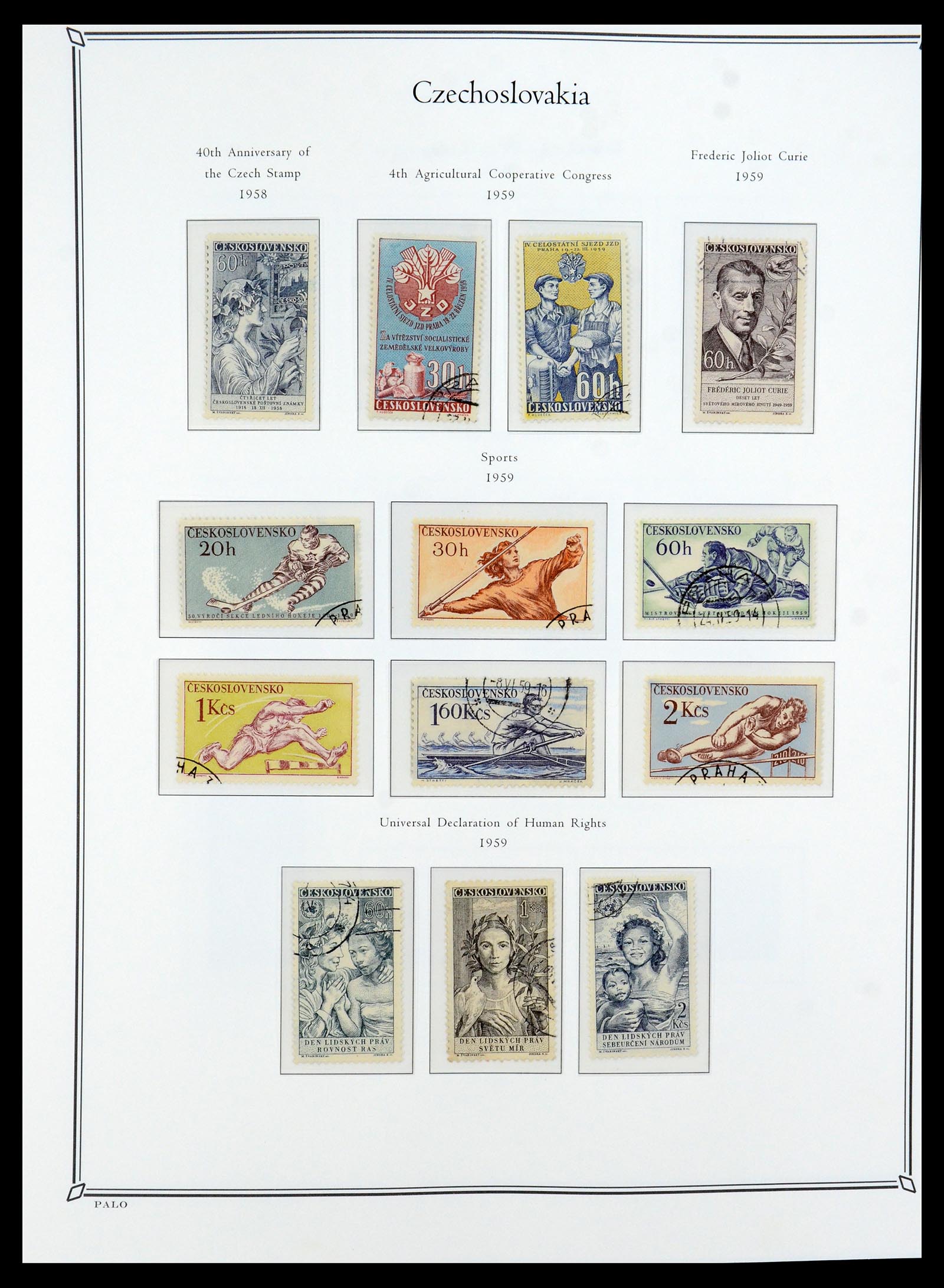 36283 109 - Postzegelverzameling 36283 Tsjechoslowakije 1918-1982.
