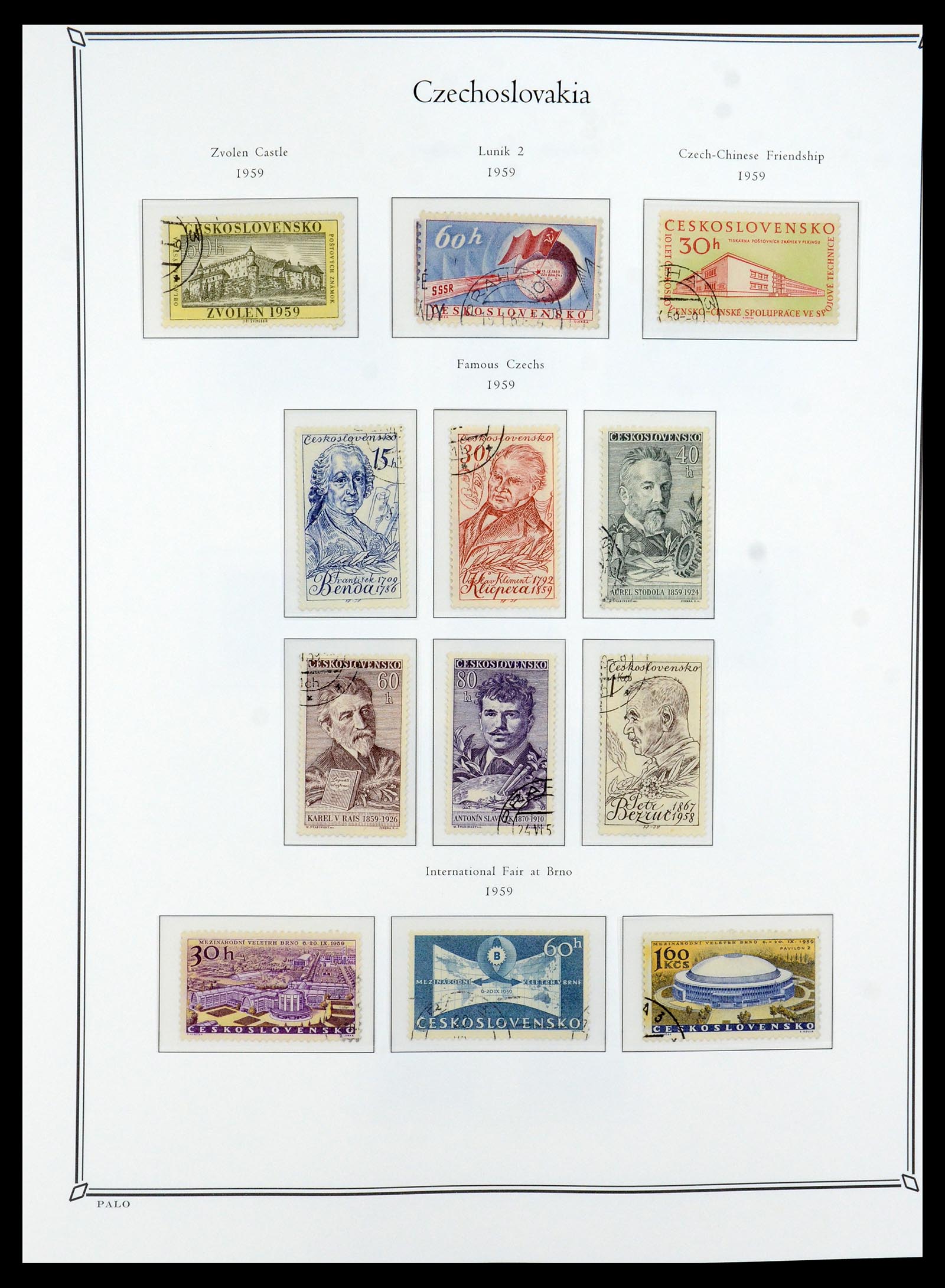 36283 111 - Postzegelverzameling 36283 Tsjechoslowakije 1918-1982.