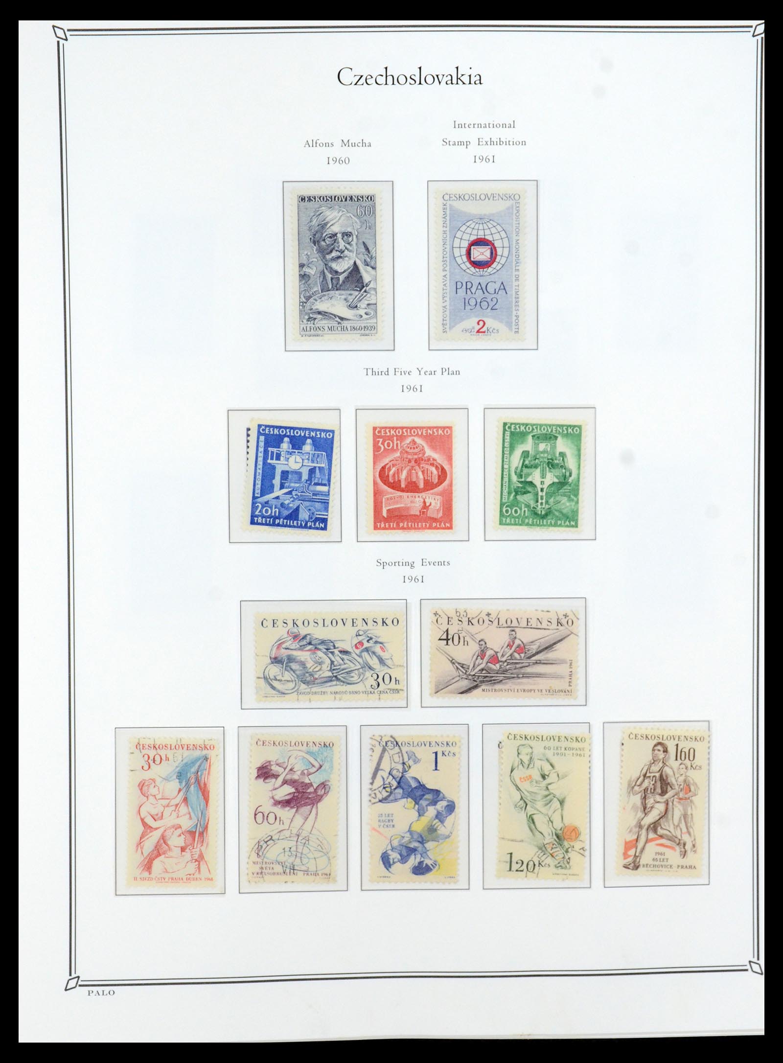 36283 120 - Postzegelverzameling 36283 Tsjechoslowakije 1918-1982.