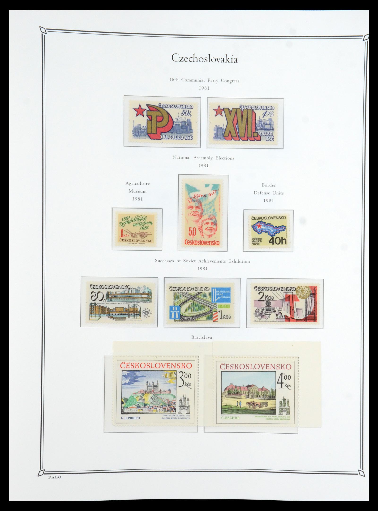 36283 282 - Postzegelverzameling 36283 Tsjechoslowakije 1918-1982.