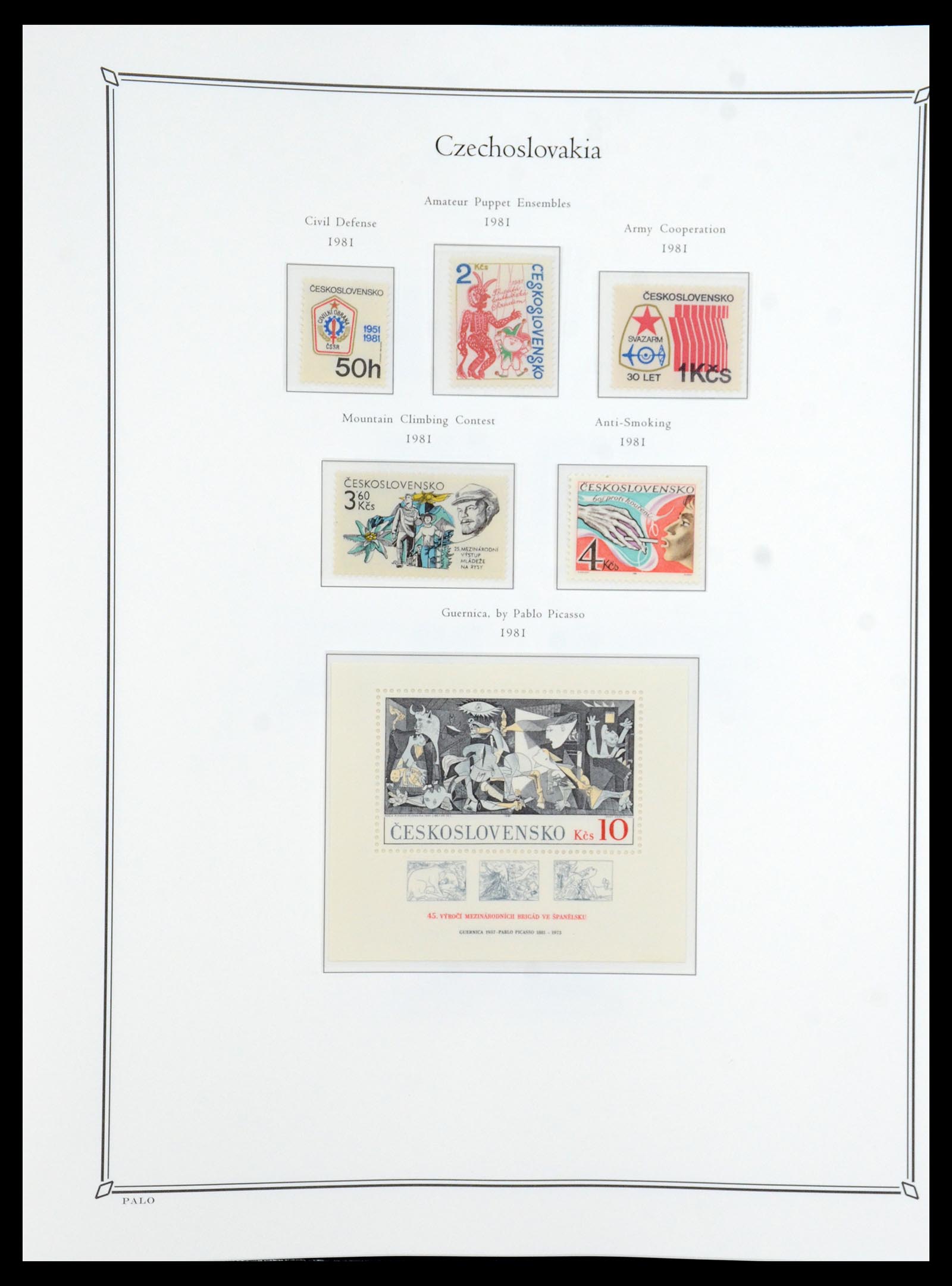 36283 283 - Postzegelverzameling 36283 Tsjechoslowakije 1918-1982.