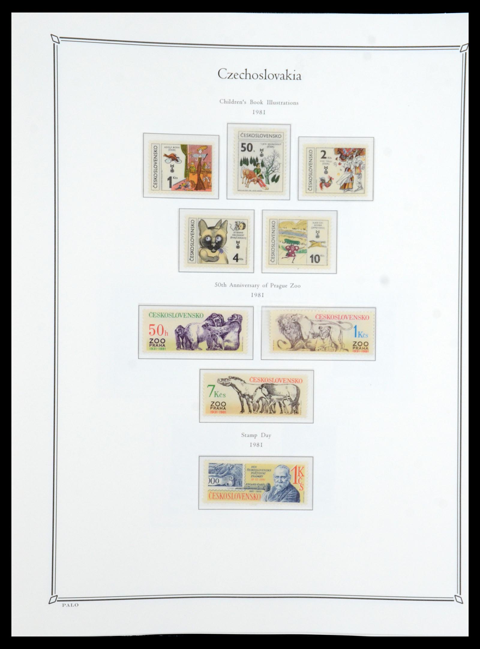 36283 284 - Postzegelverzameling 36283 Tsjechoslowakije 1918-1982.
