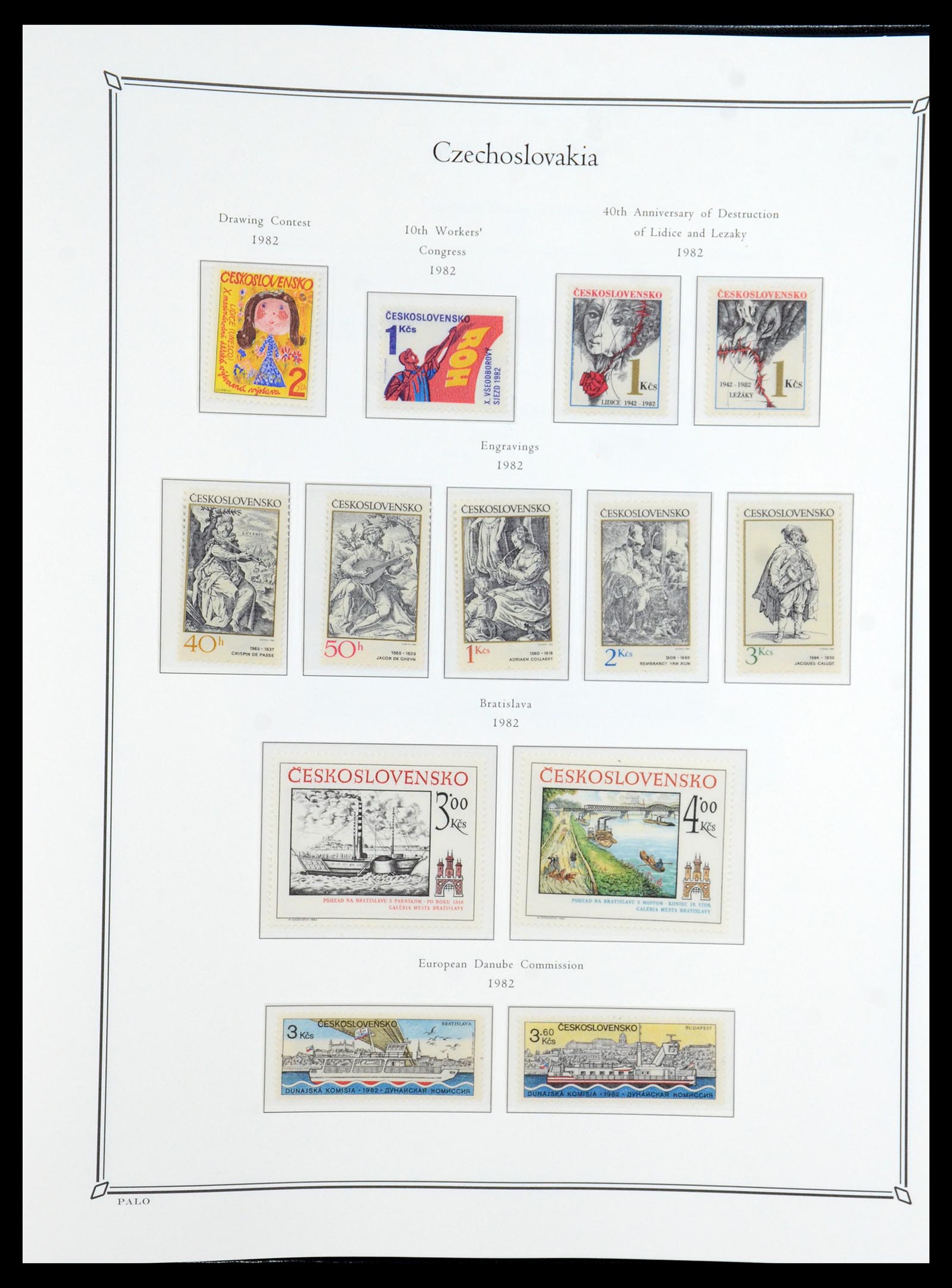 36283 291 - Stamp collection 36283 Czechoslovakia 1918-1982.
