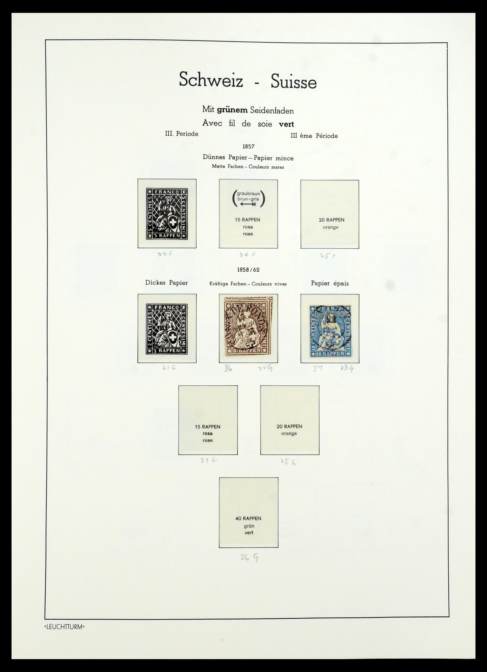 36284 001 - Stamp collection 36284 Switzerland 1854-2006.