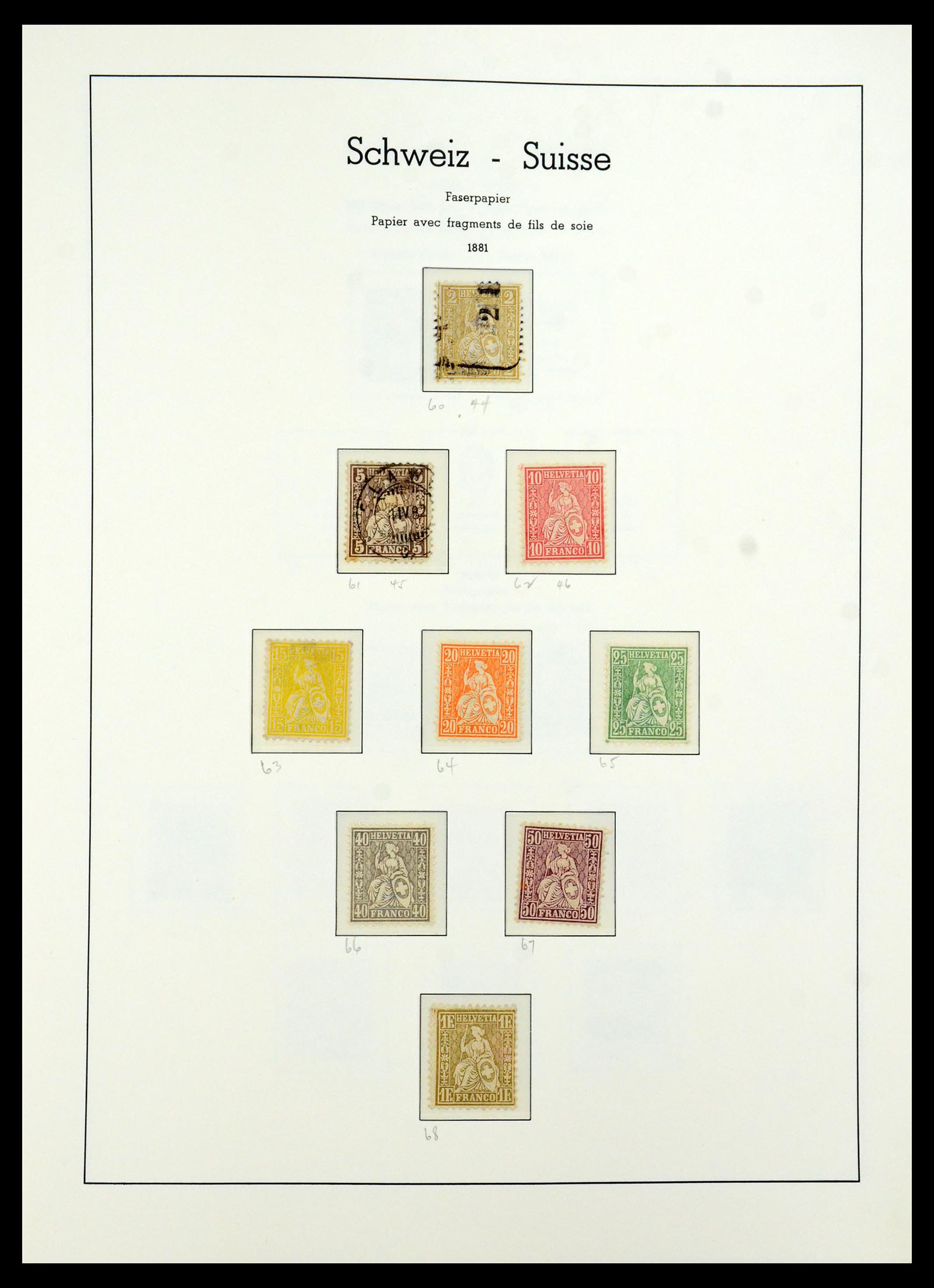 36284 003 - Stamp collection 36284 Switzerland 1854-2006.