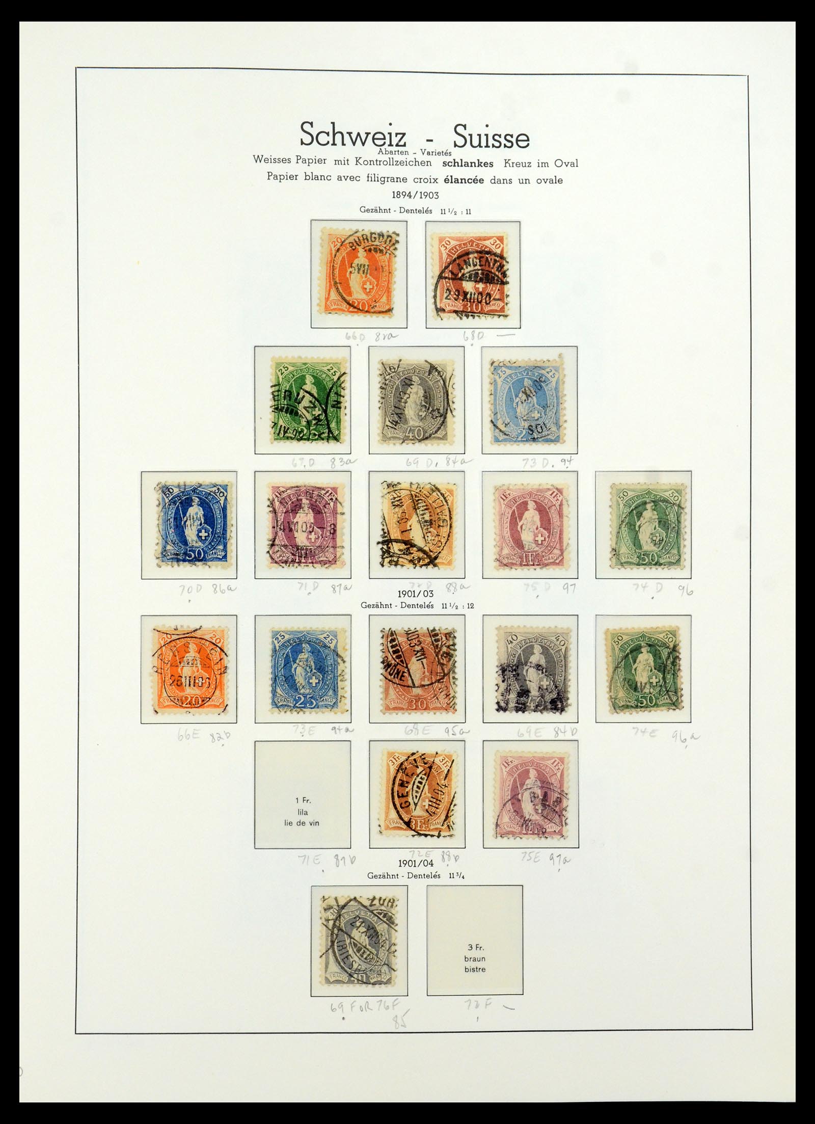 36284 007 - Stamp collection 36284 Switzerland 1854-2006.