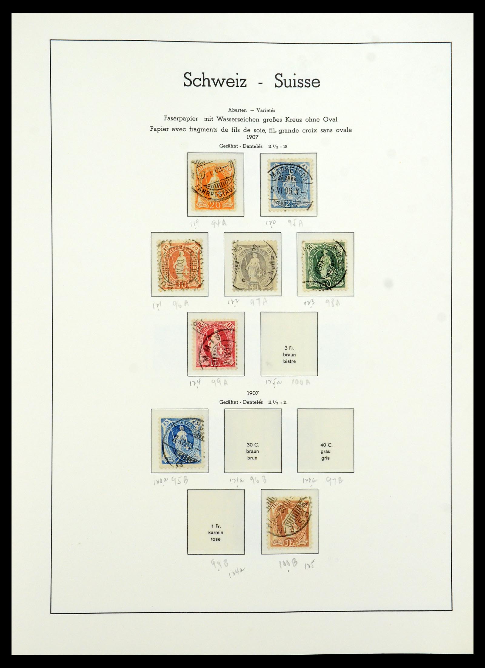 36284 010 - Stamp collection 36284 Switzerland 1854-2006.